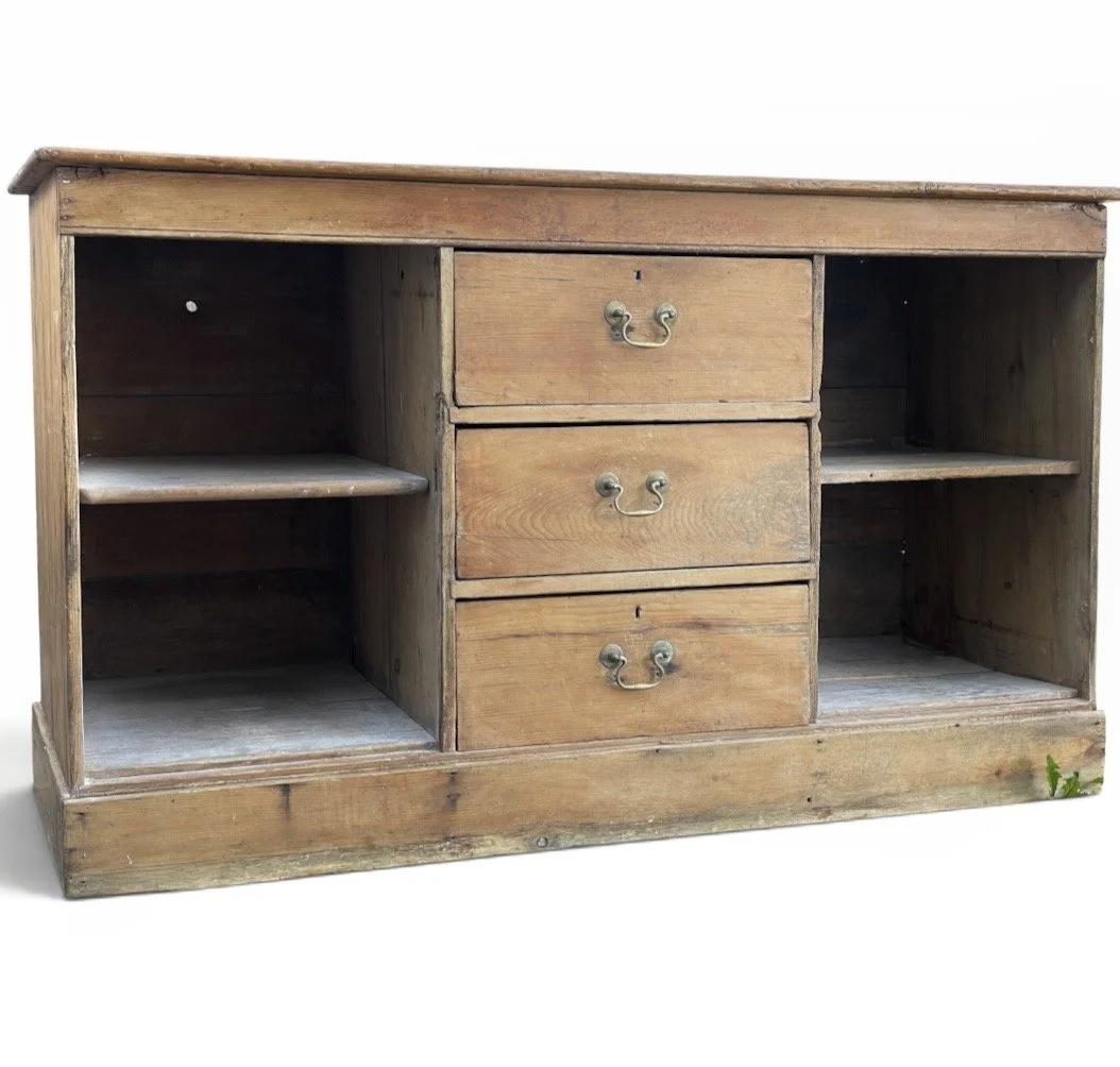 19th Century Open Shelf Dresser Base