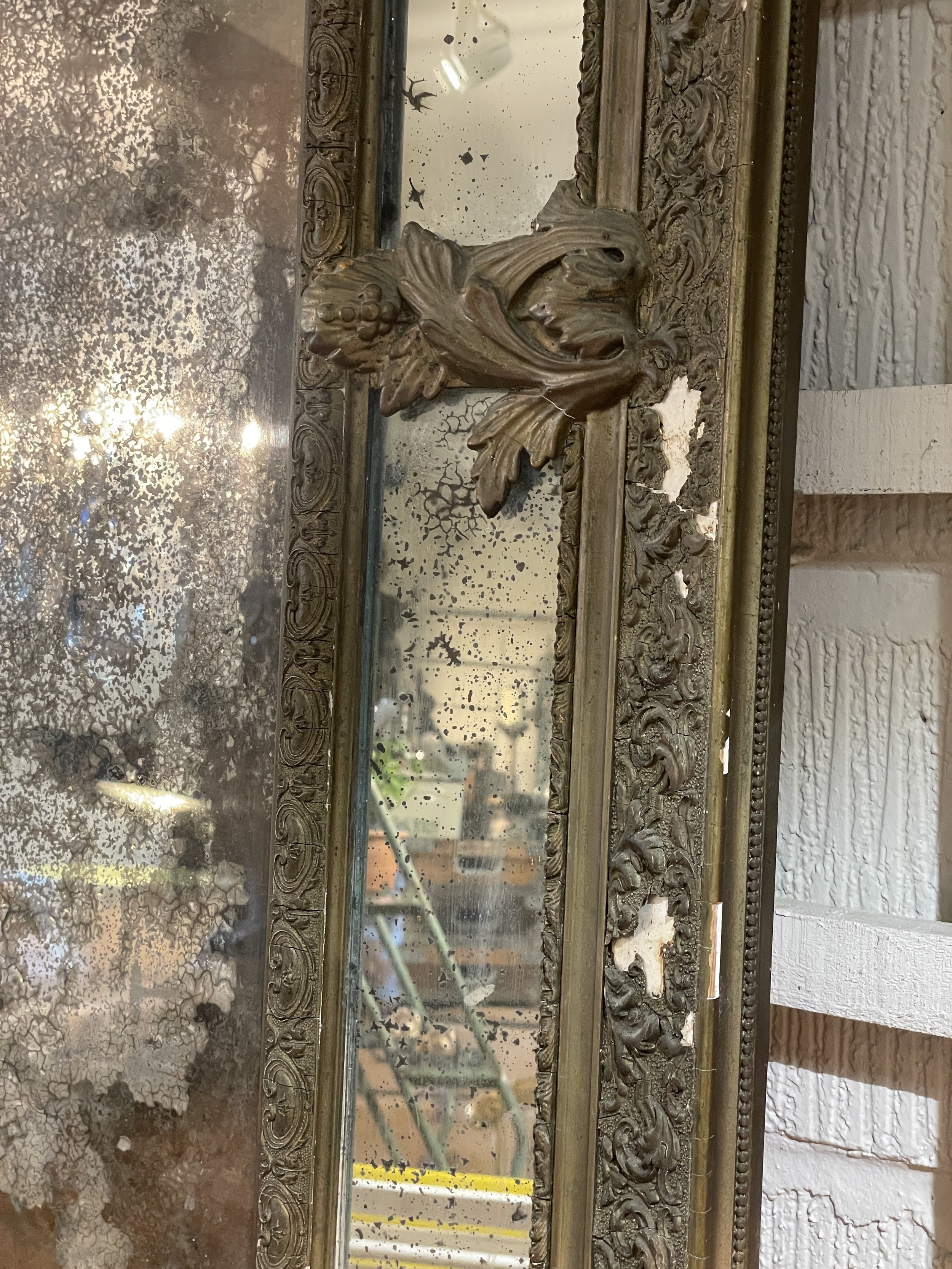 Large Louis XVI Parclose Mirror c1890
