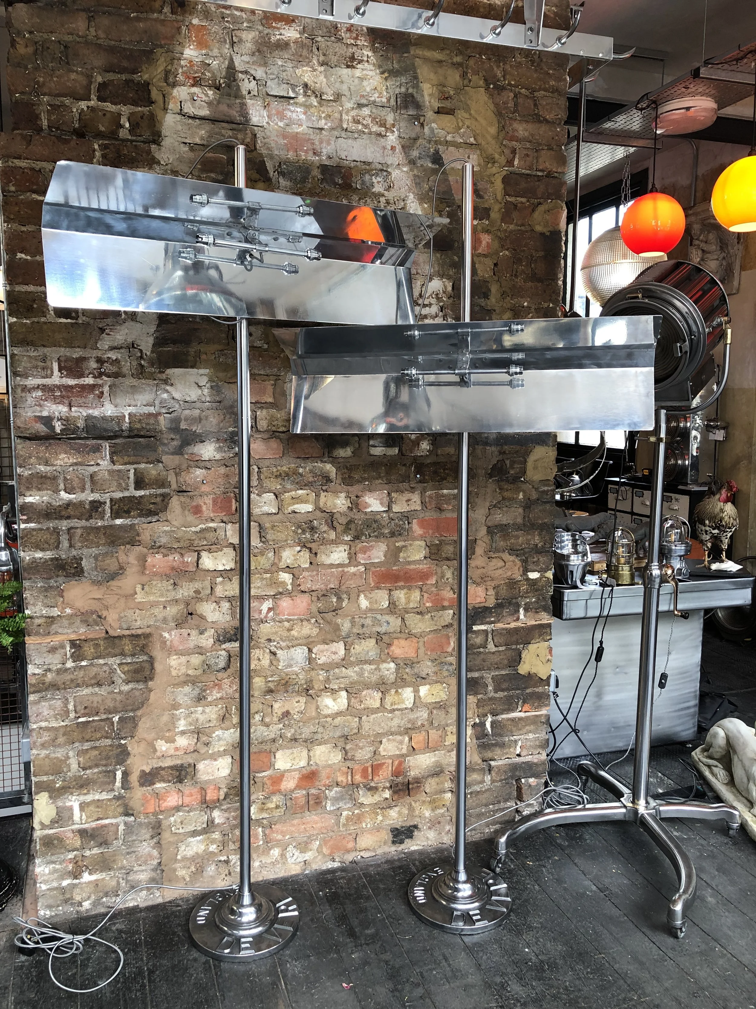 Vintage Photographic Studio Lamps