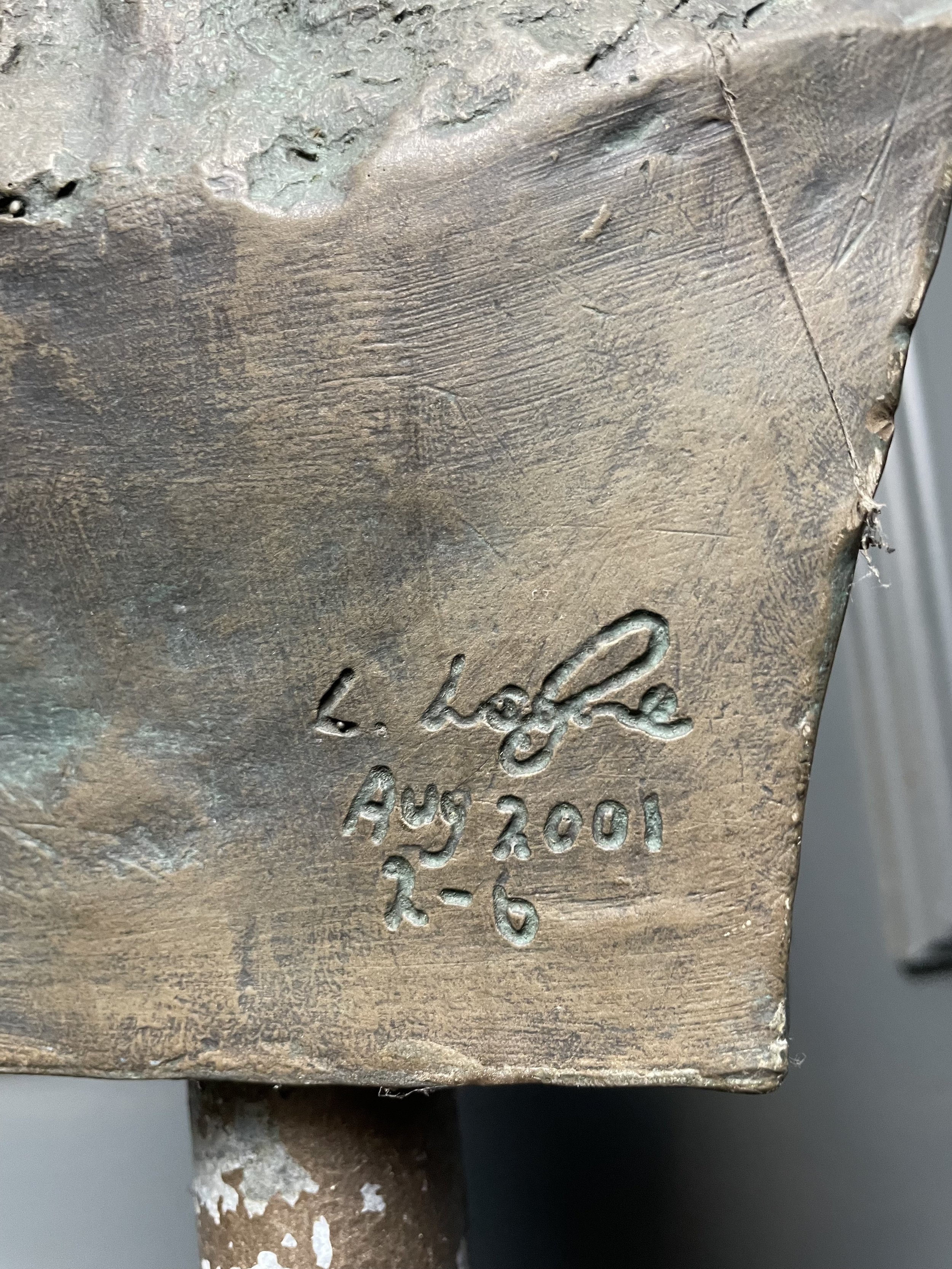 Patinated Bronze Sculpture