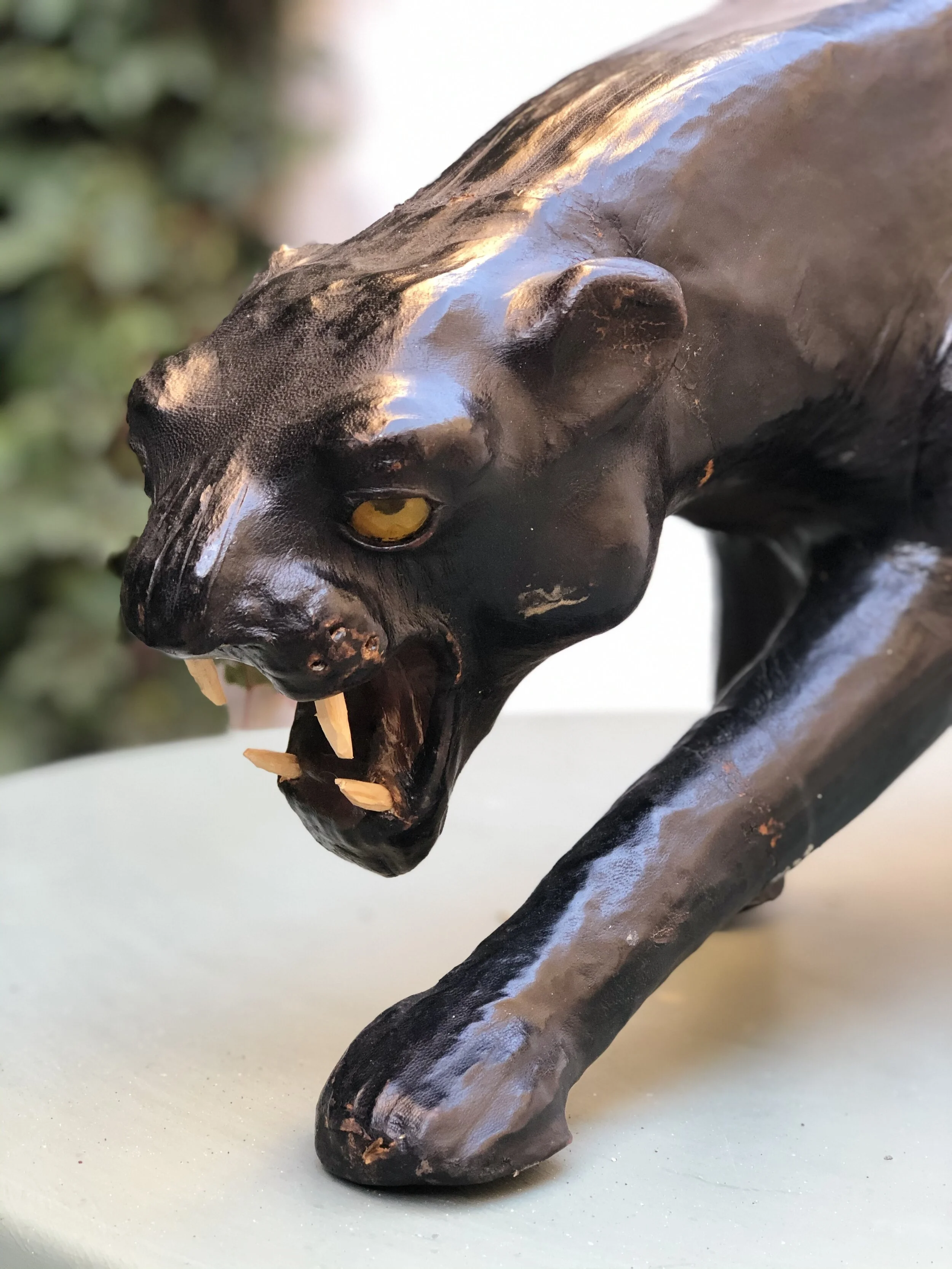 1950s Leather Panther