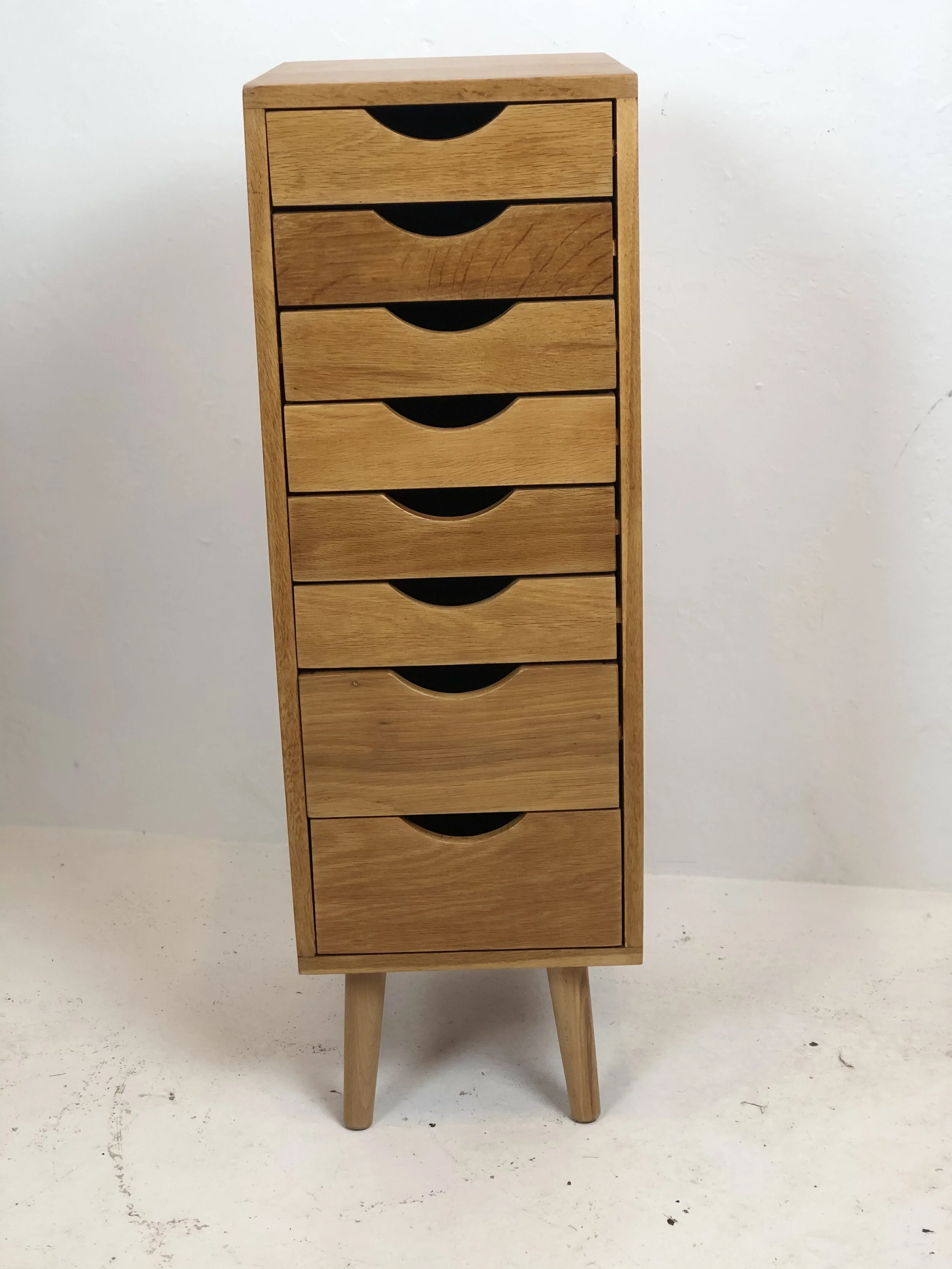 mid century oak drawers