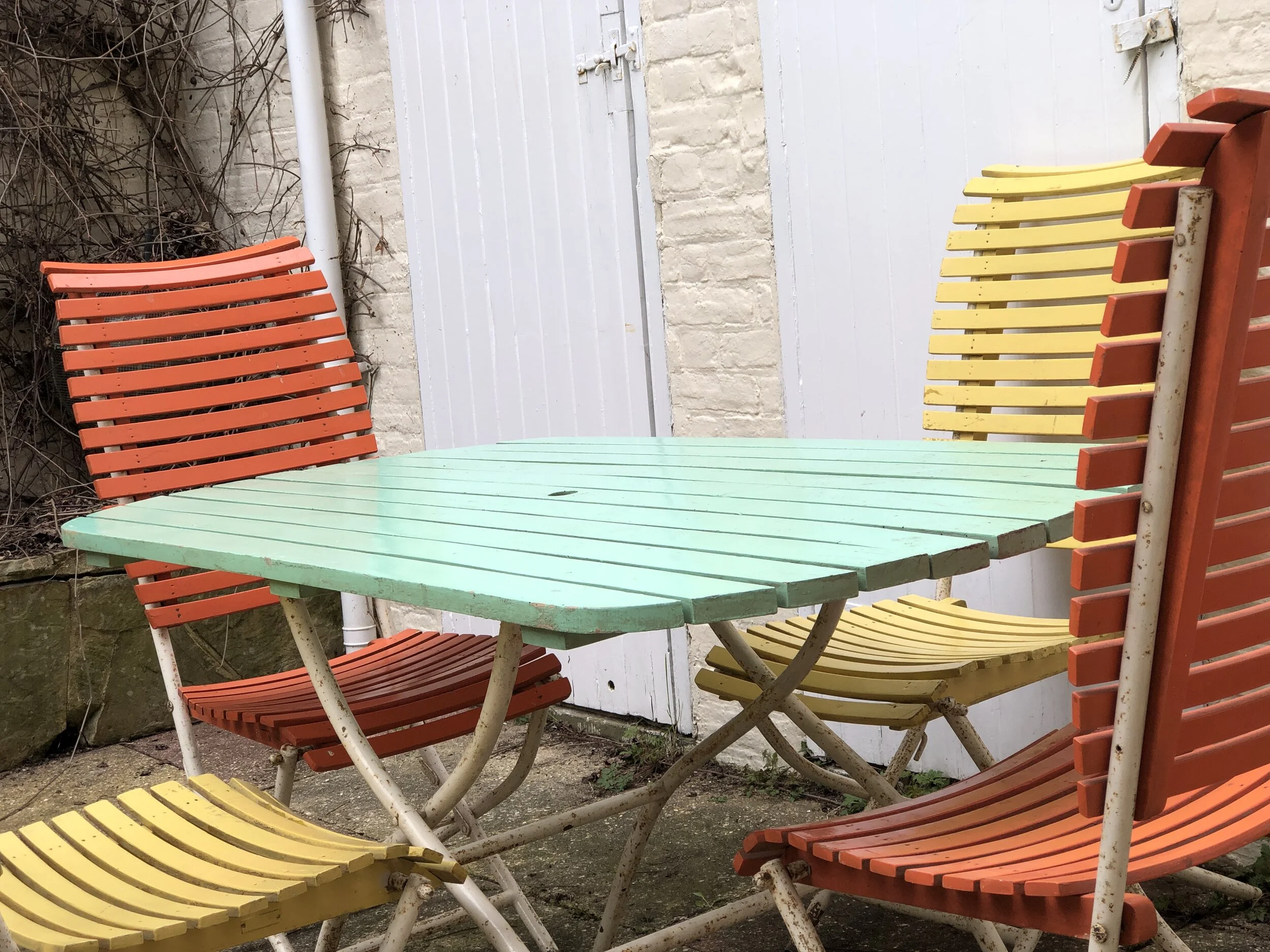 Vintage French Patio Set