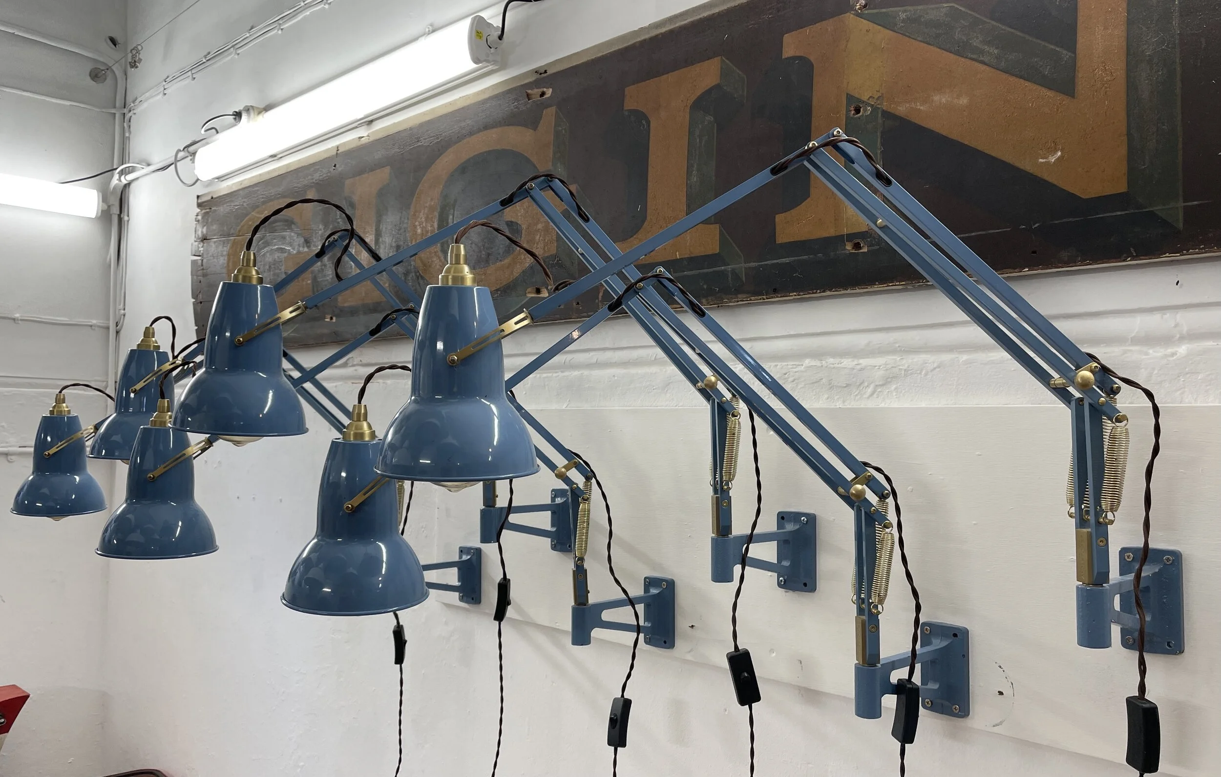 Herbert Terry Wall Lights 1227 Brass Edition