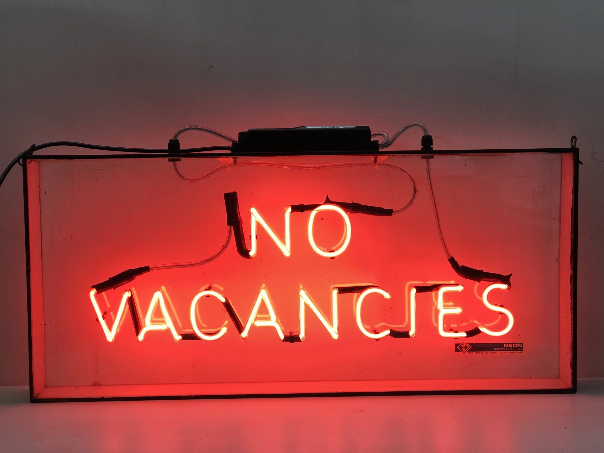 Original 1950s Neon Sign