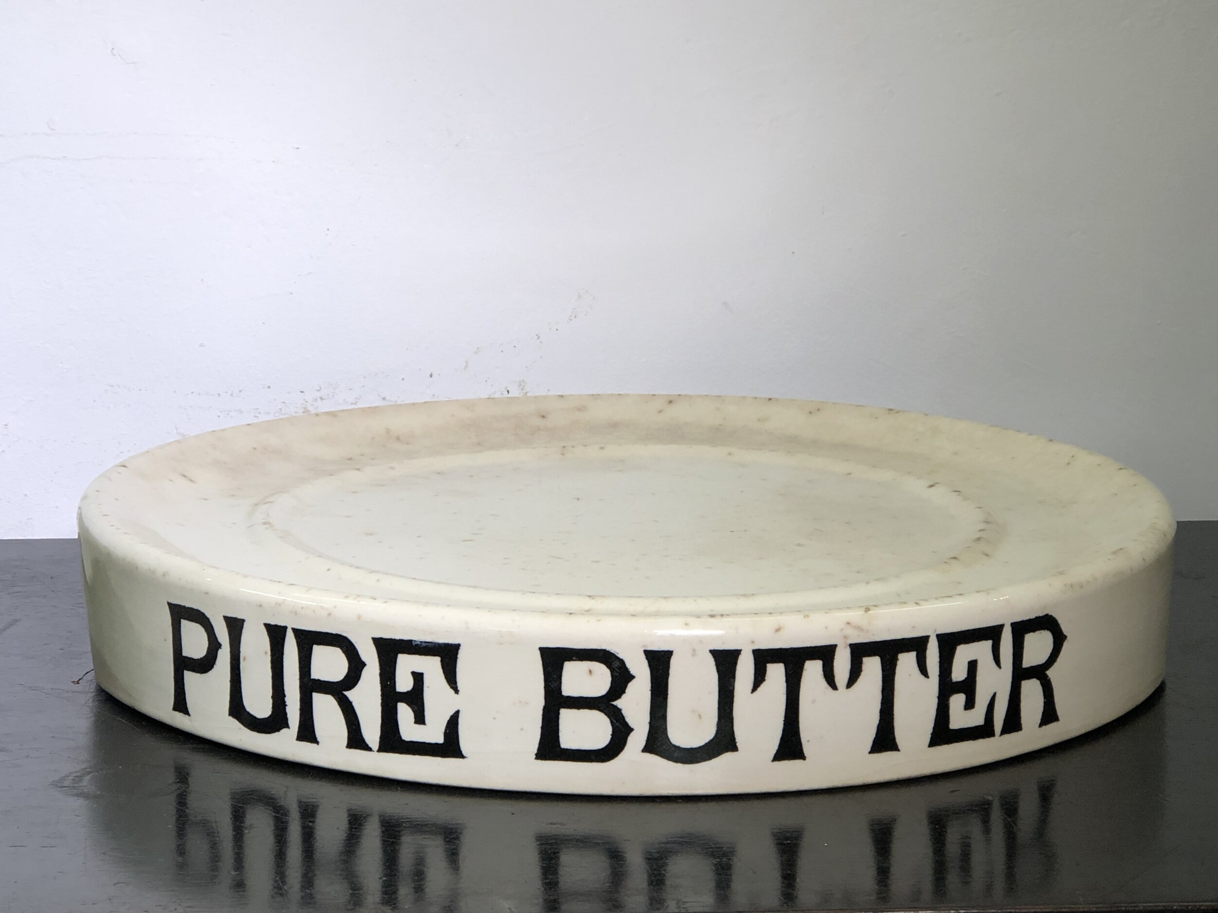 Antique Ironstone Butter Slab 