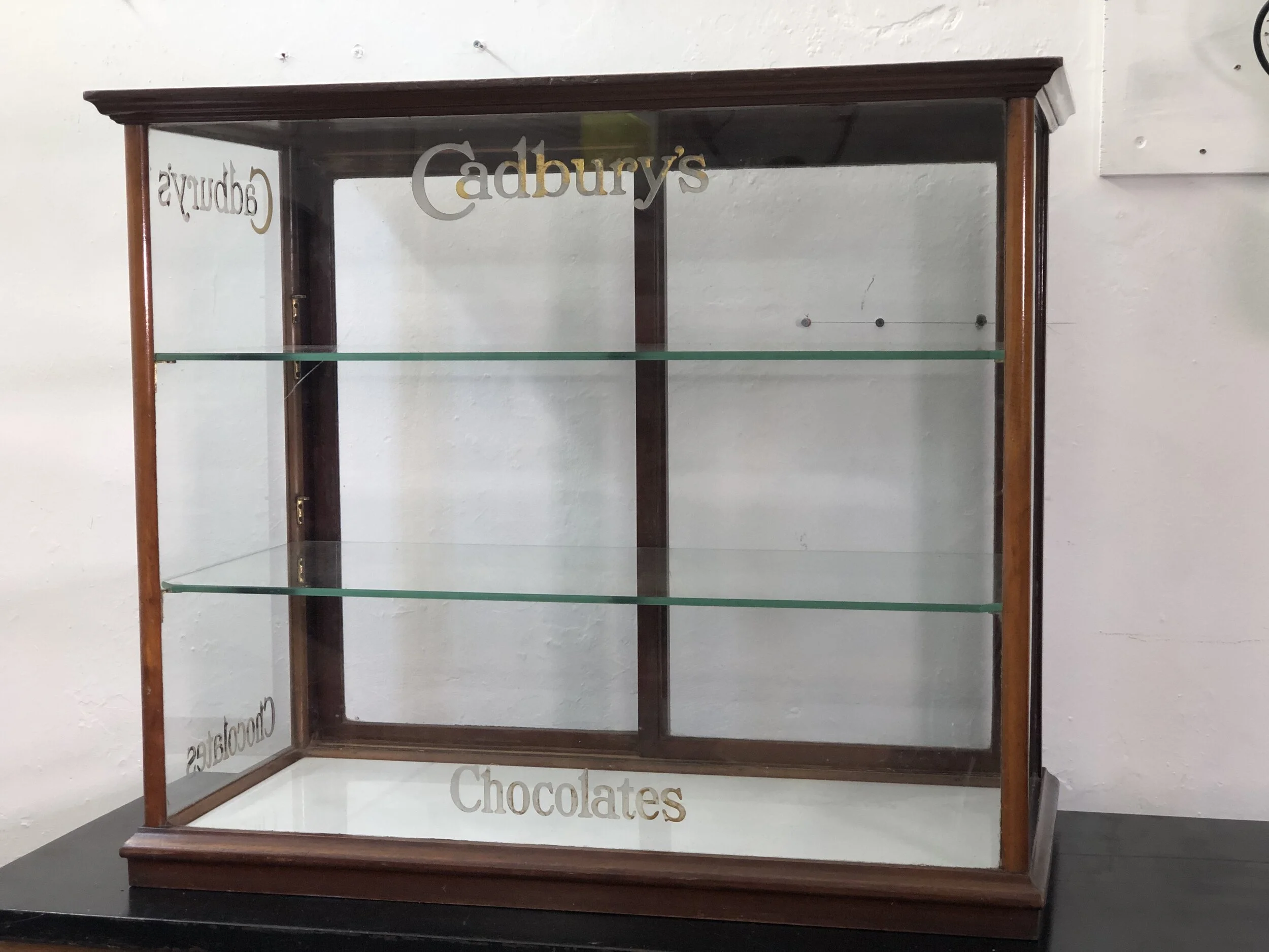 Edwardian Cadburys Display Cabinet