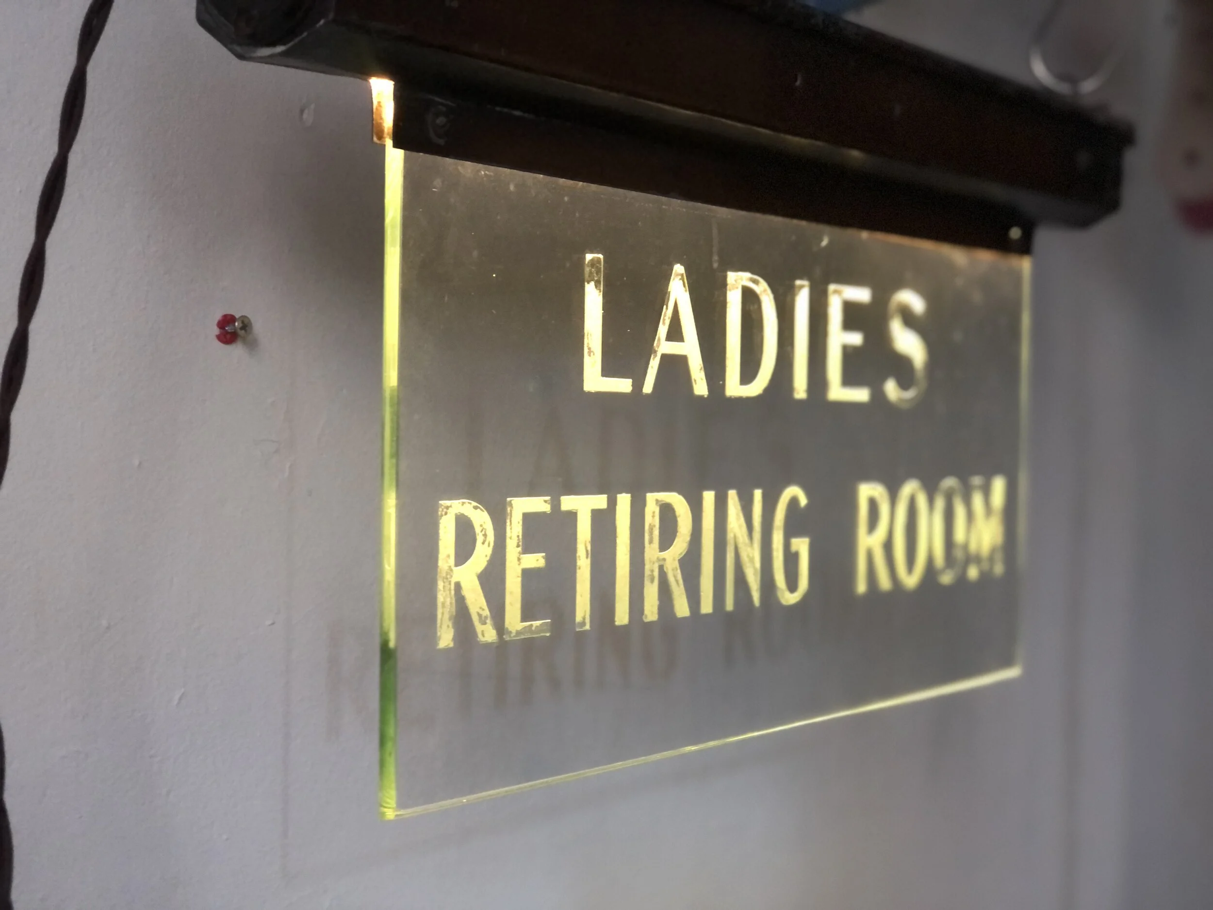 Antique Illuminated Sign