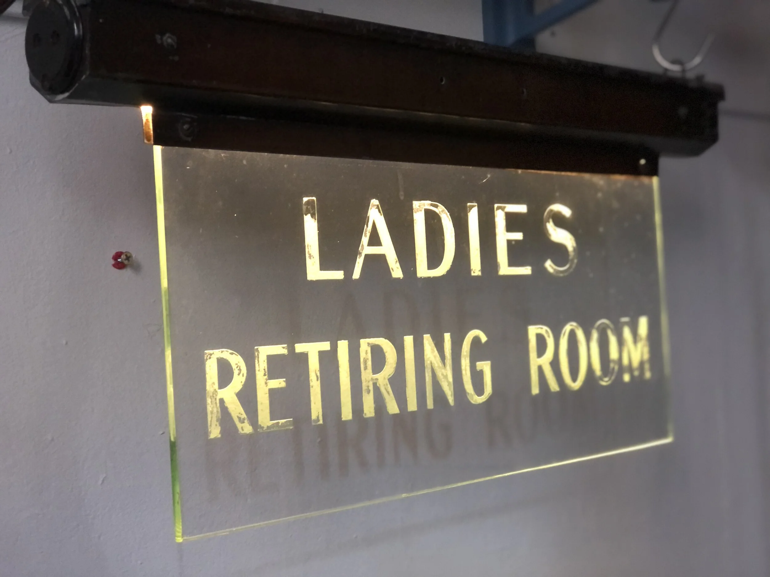 Antique Illuminated Sign
