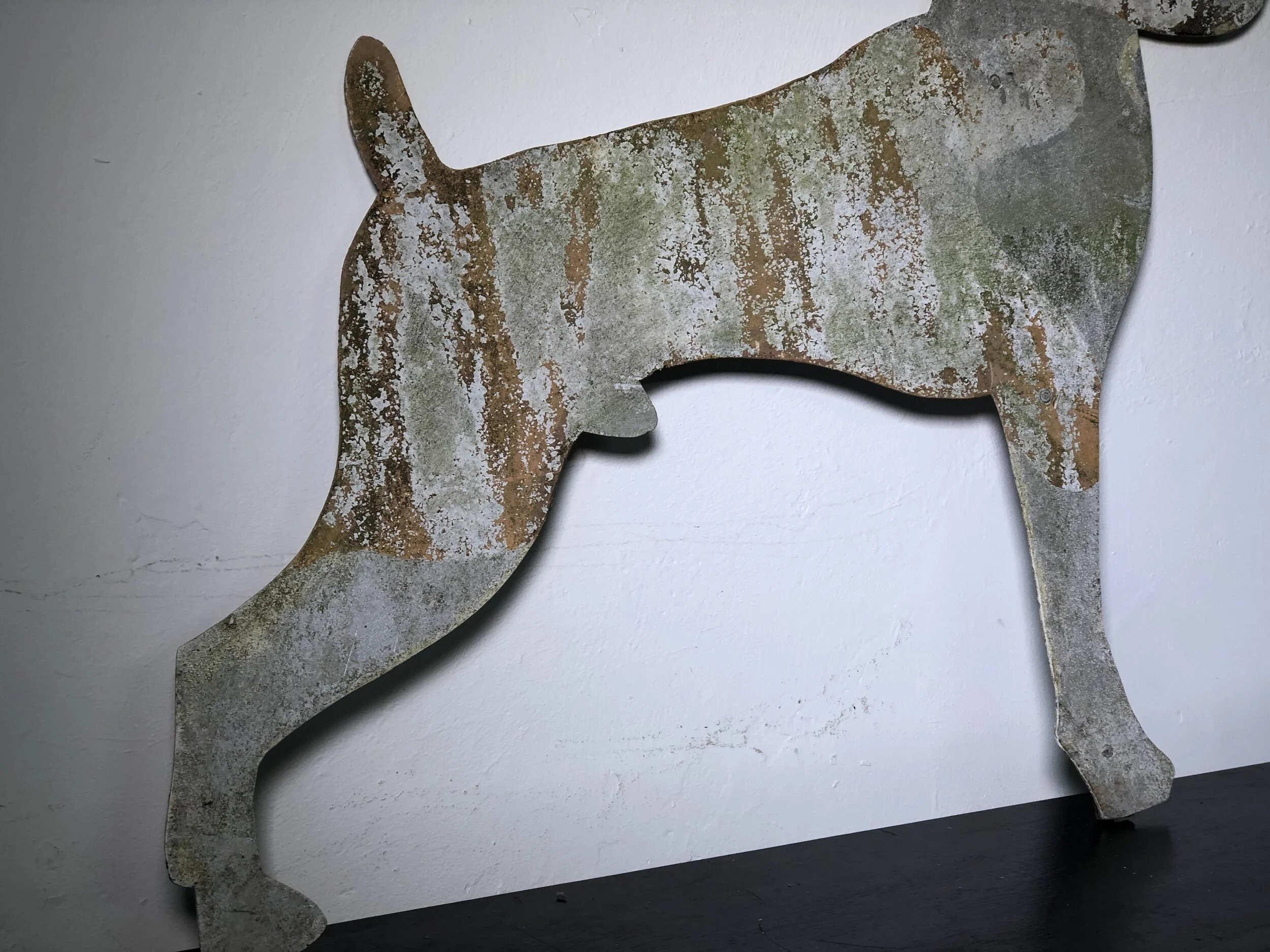 Folk Art Hand Painted Boxer Dog 2
