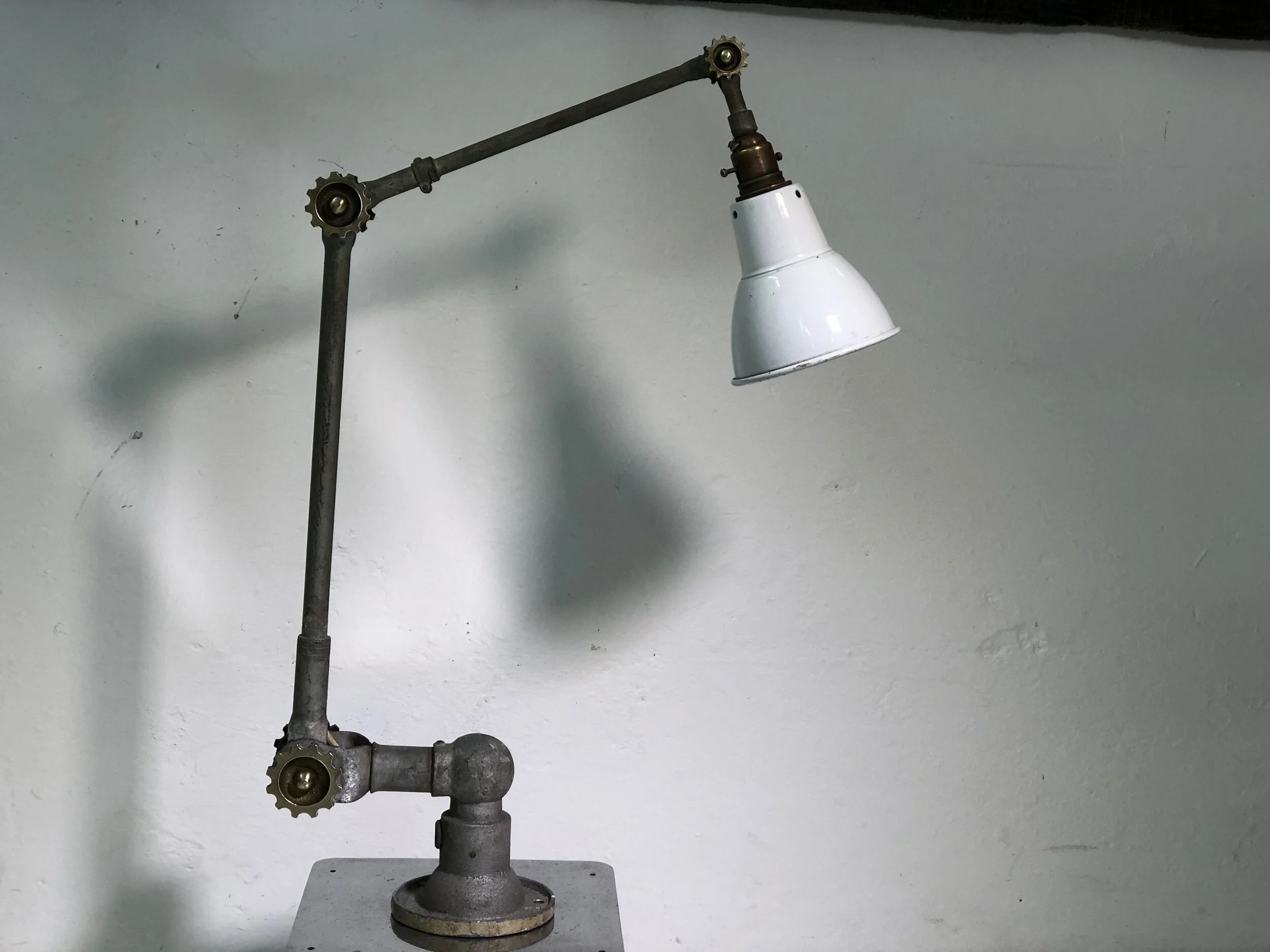 Early Dugdills Military Cog Lamp