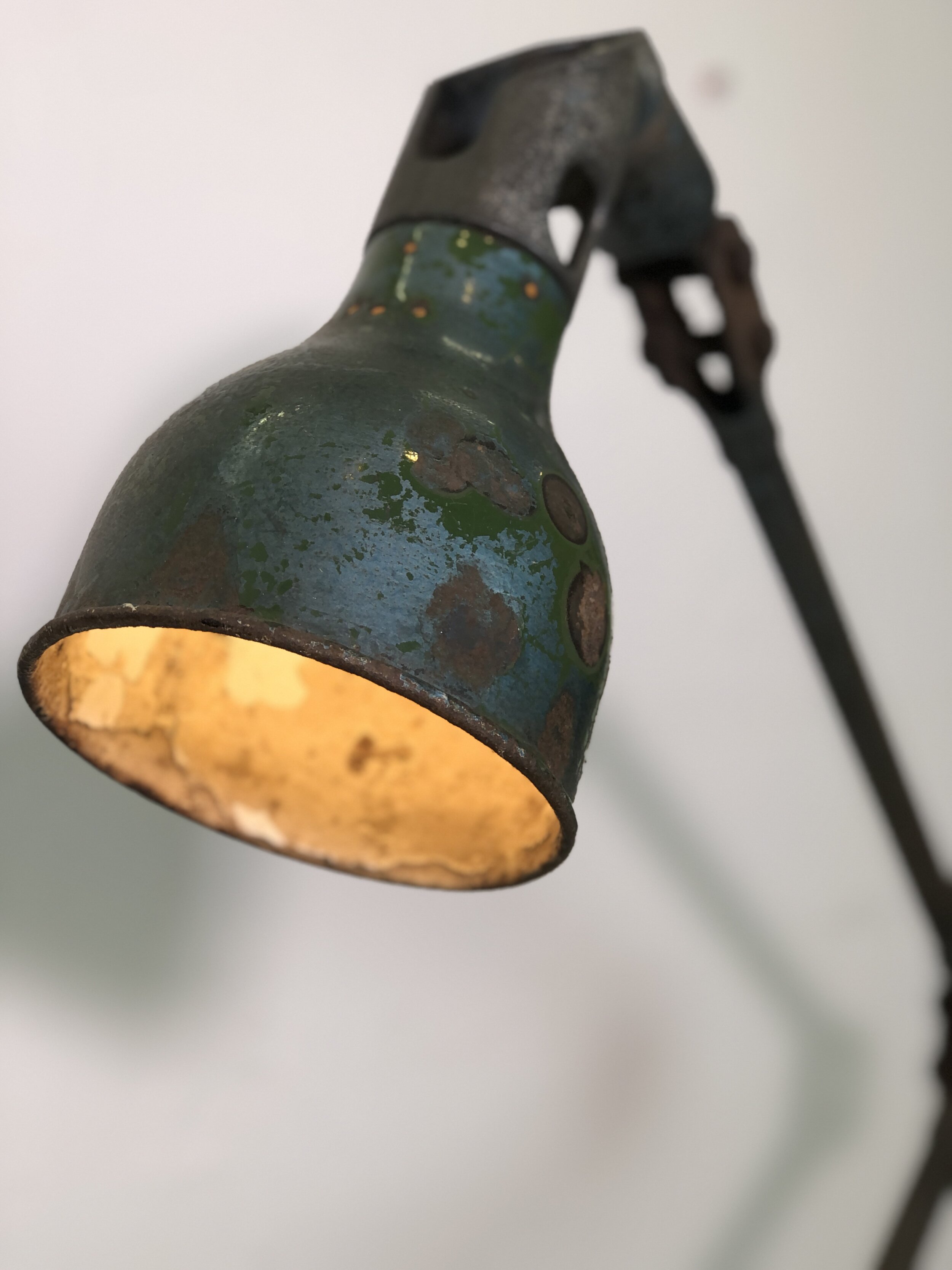 Mek Elek Four Arm Factory Lamp