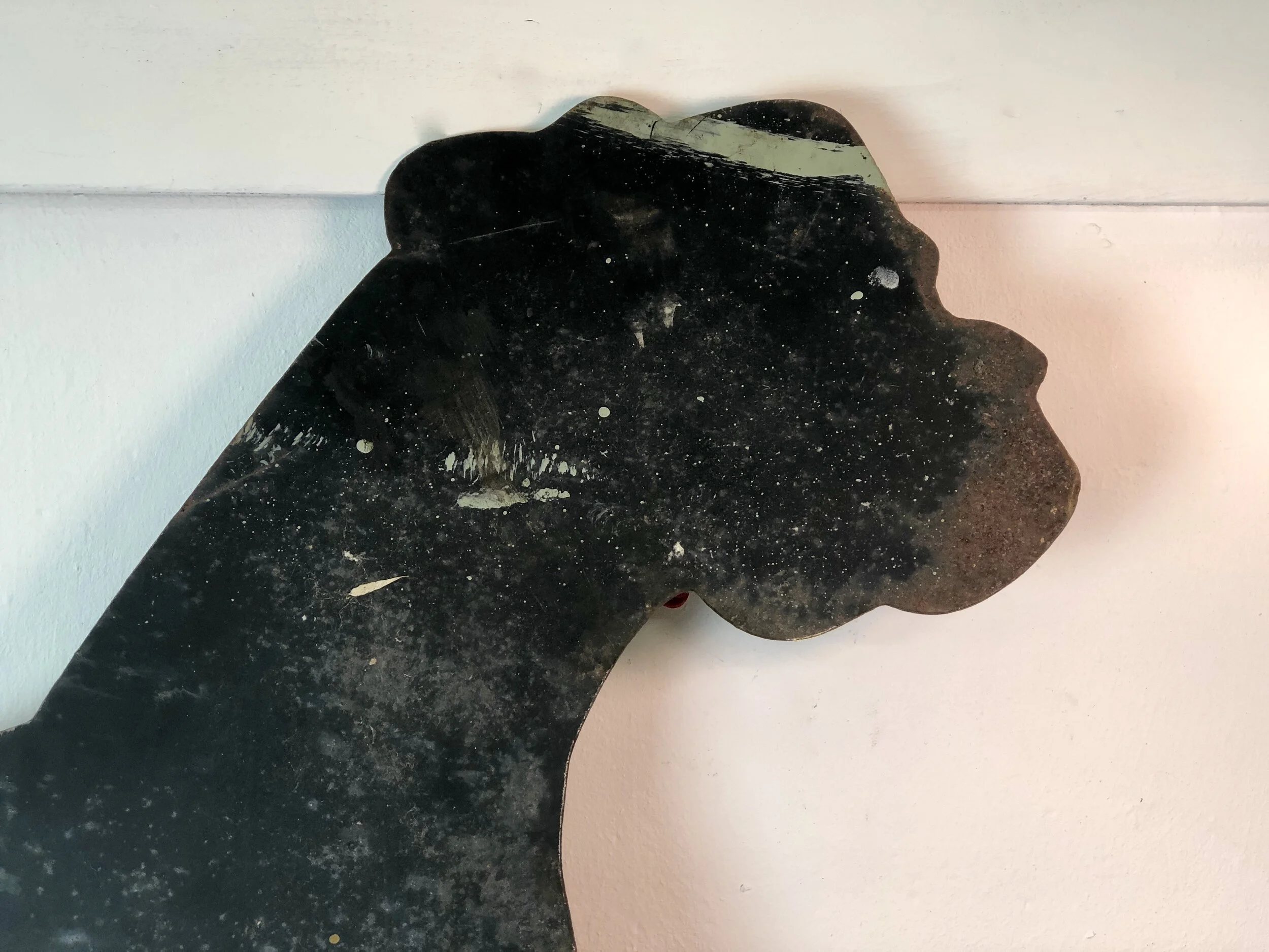 Mid Century Hand Made Dog Sign