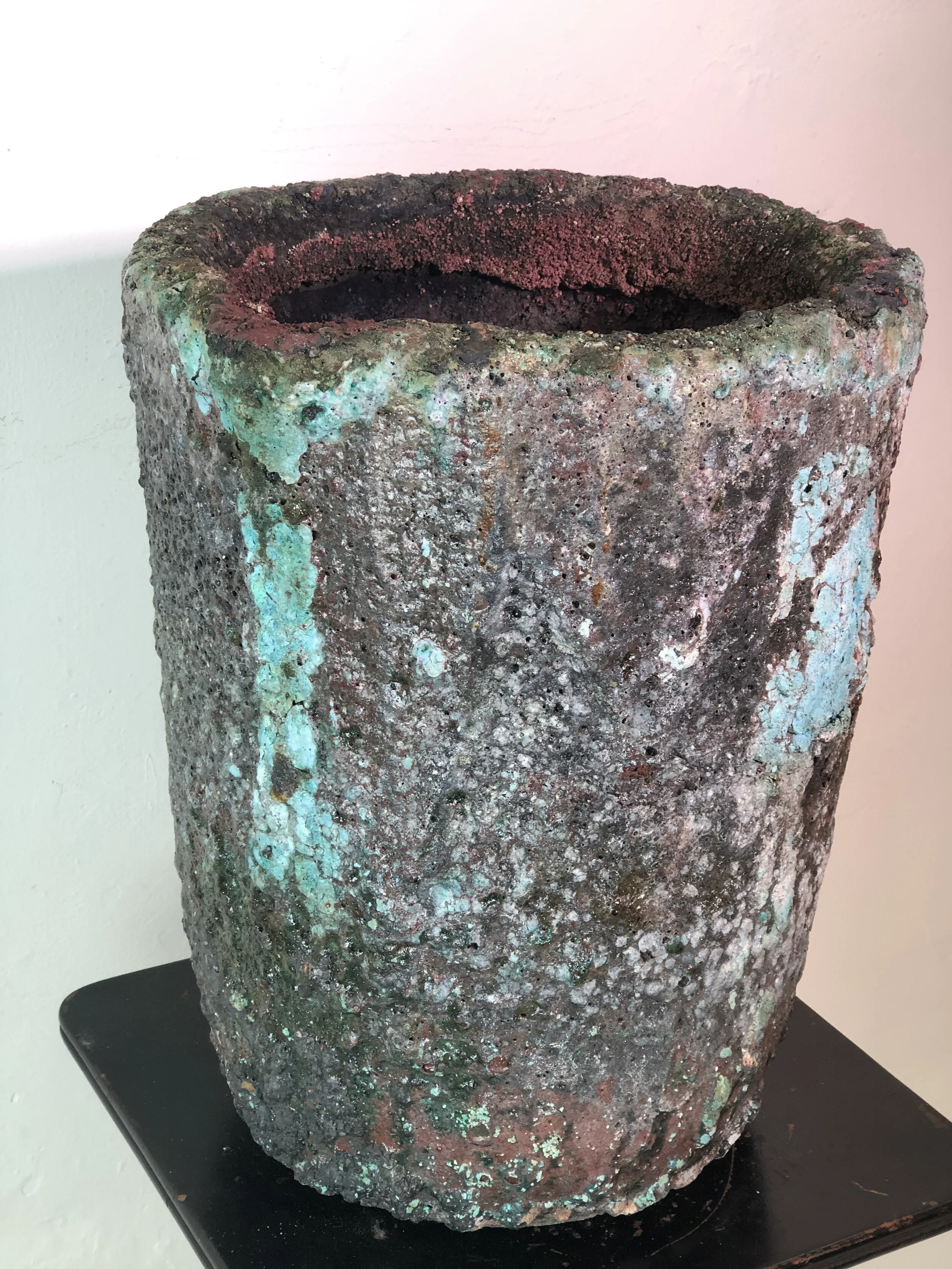 vintage foundry crucible