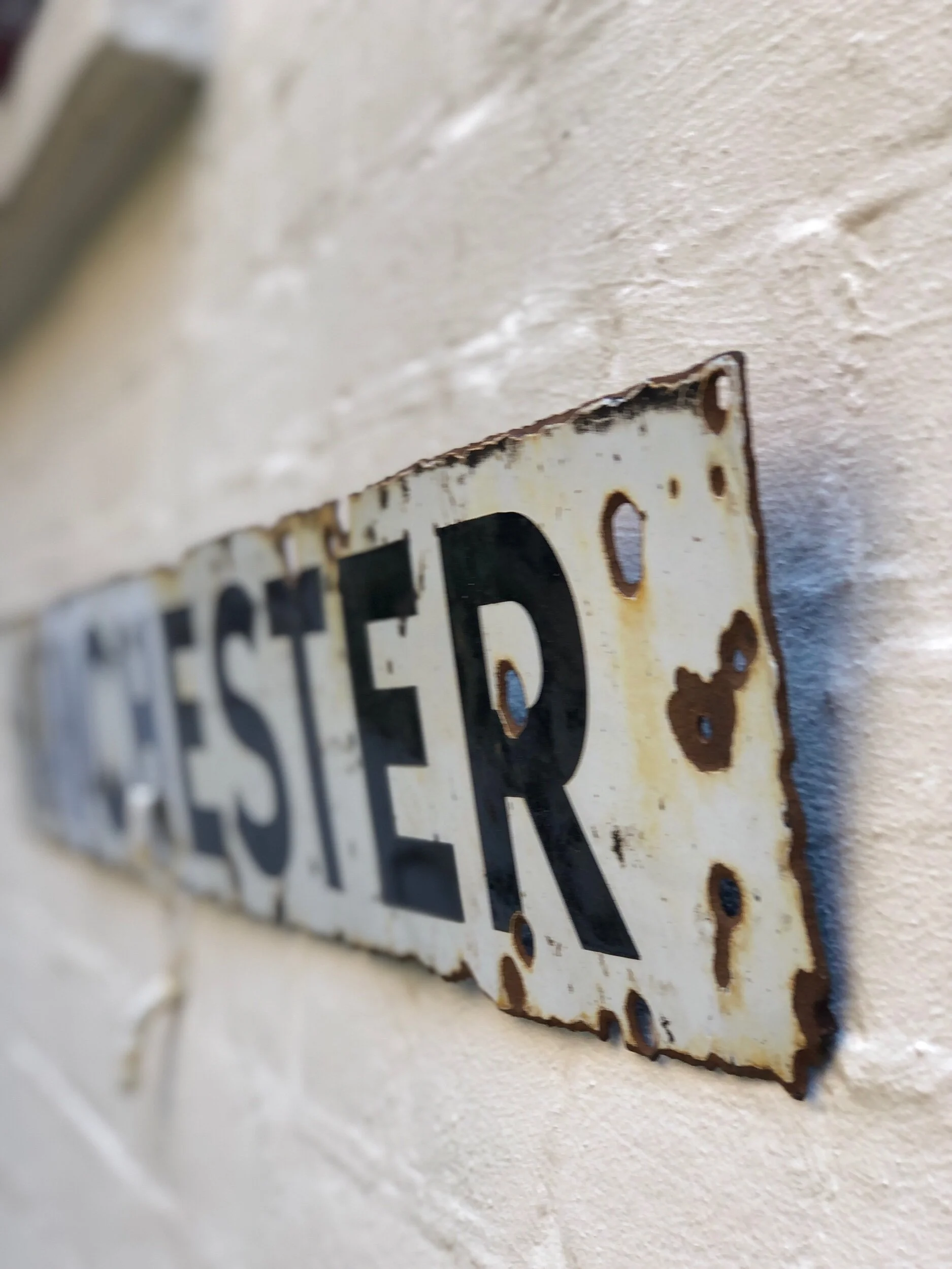 Vintage Enamel Sign