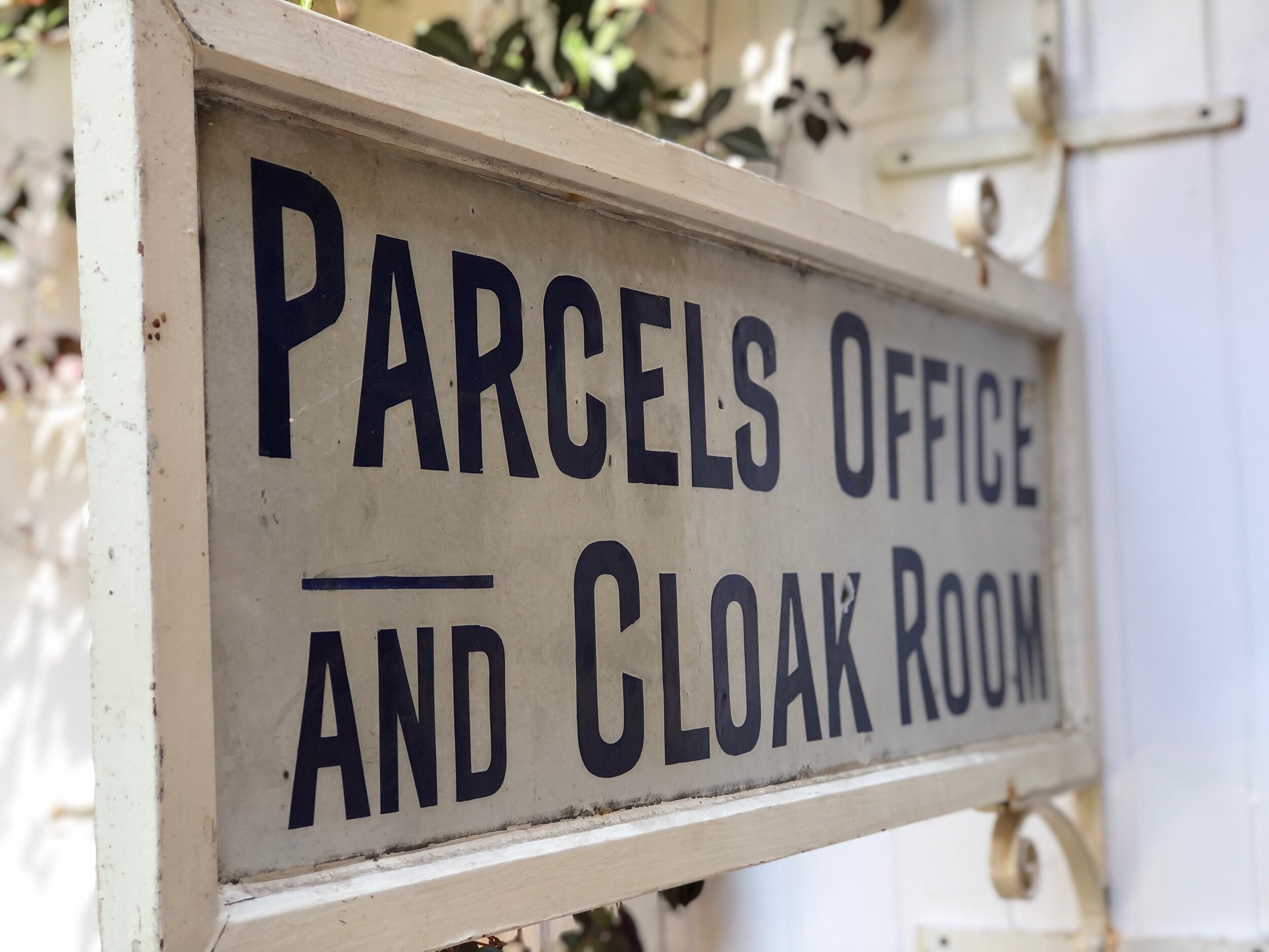 1920s Railway Platform Sign