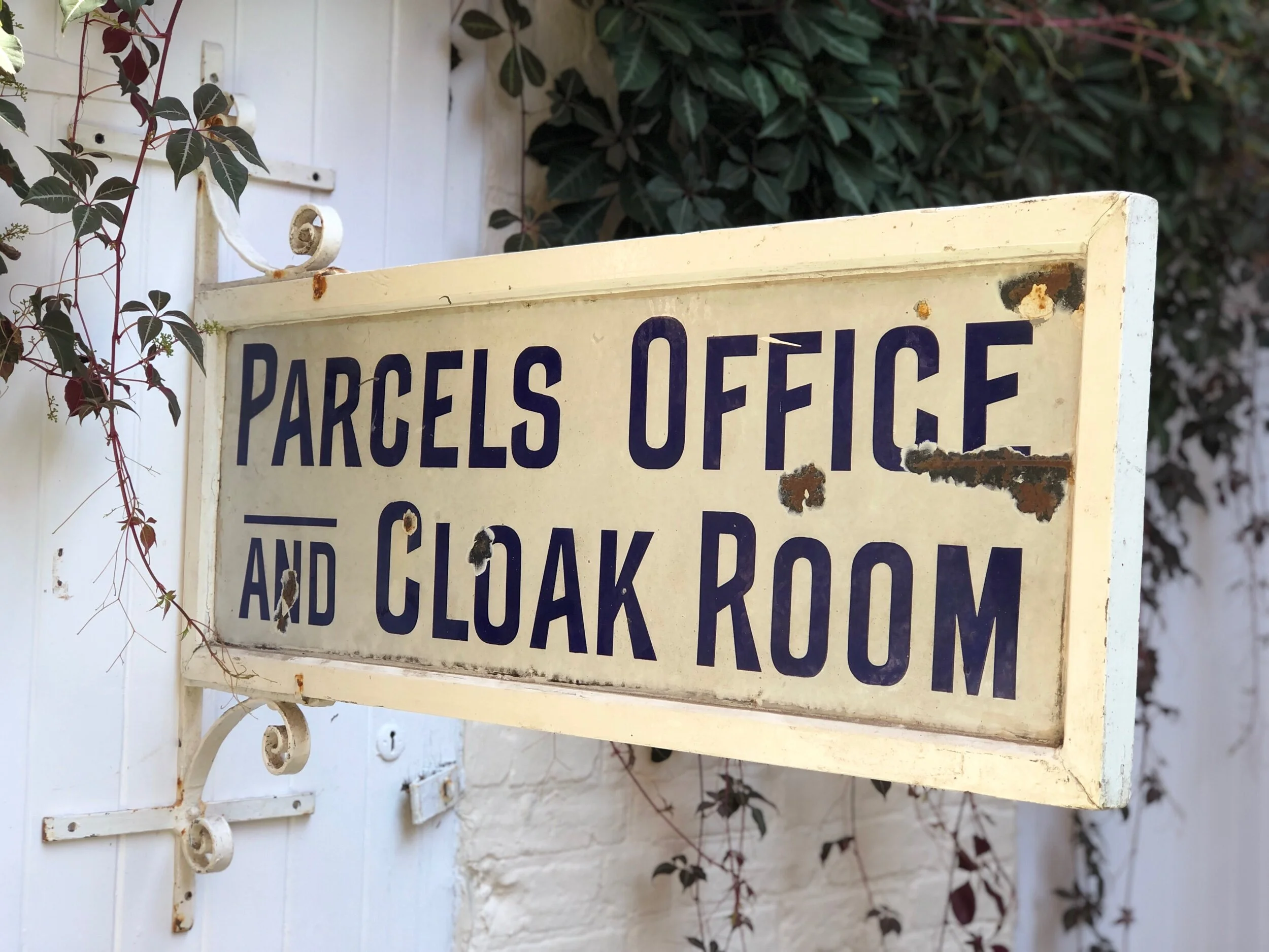 1920s Railway Platform Sign