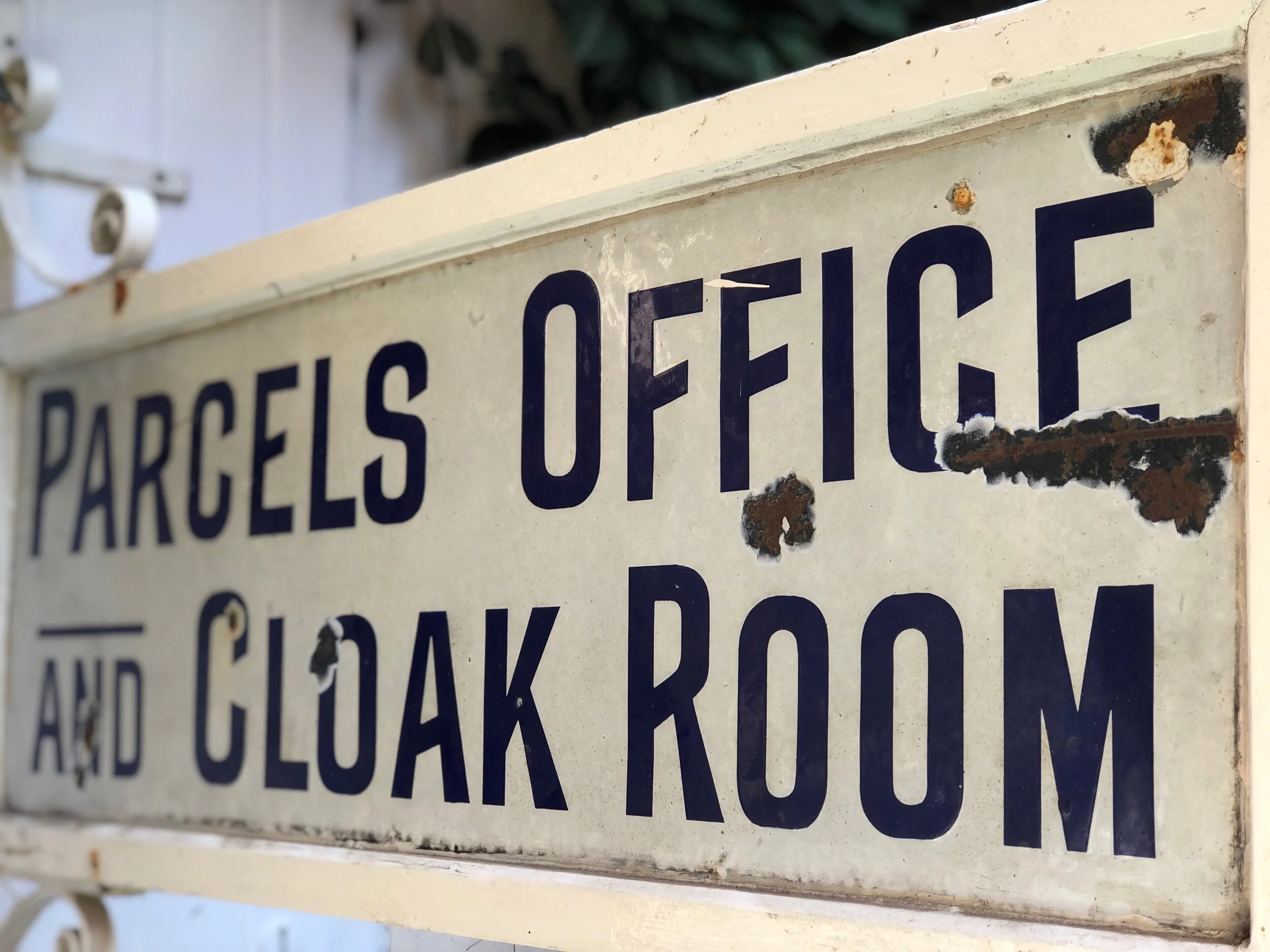 1920s Railway Platform Sign