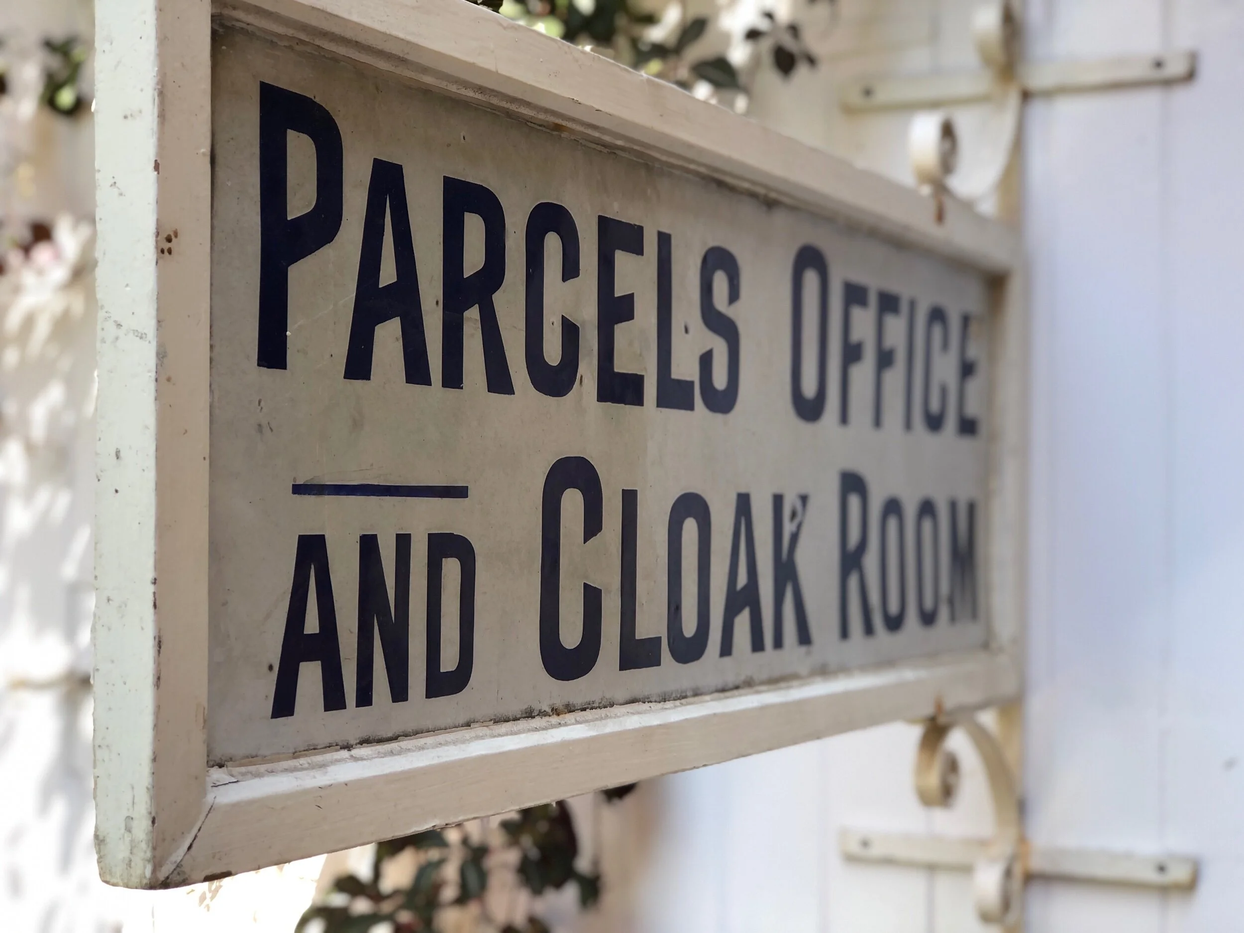 1920s Railway Platform Sign