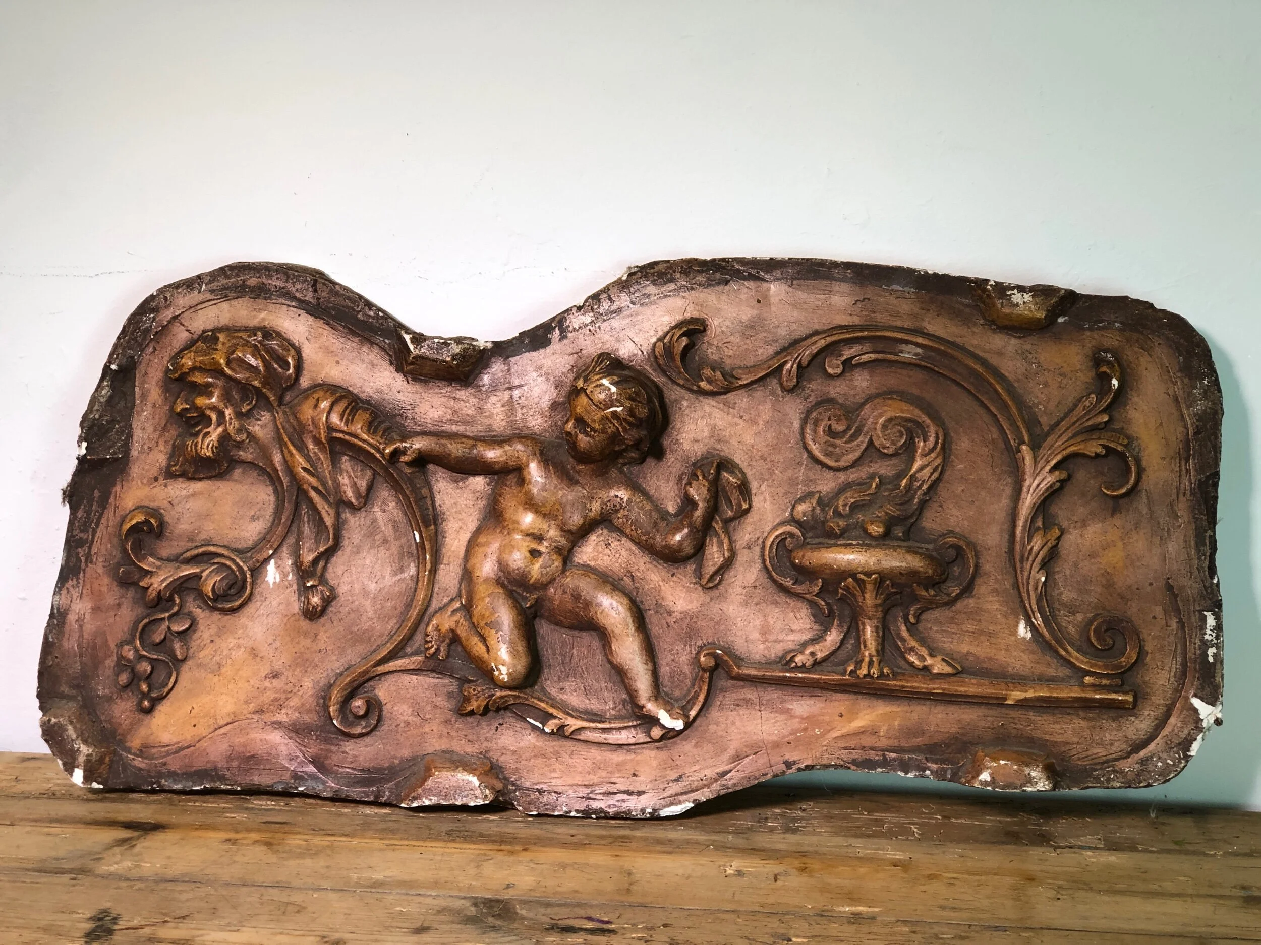 19th Century French Plaster Relief Mould