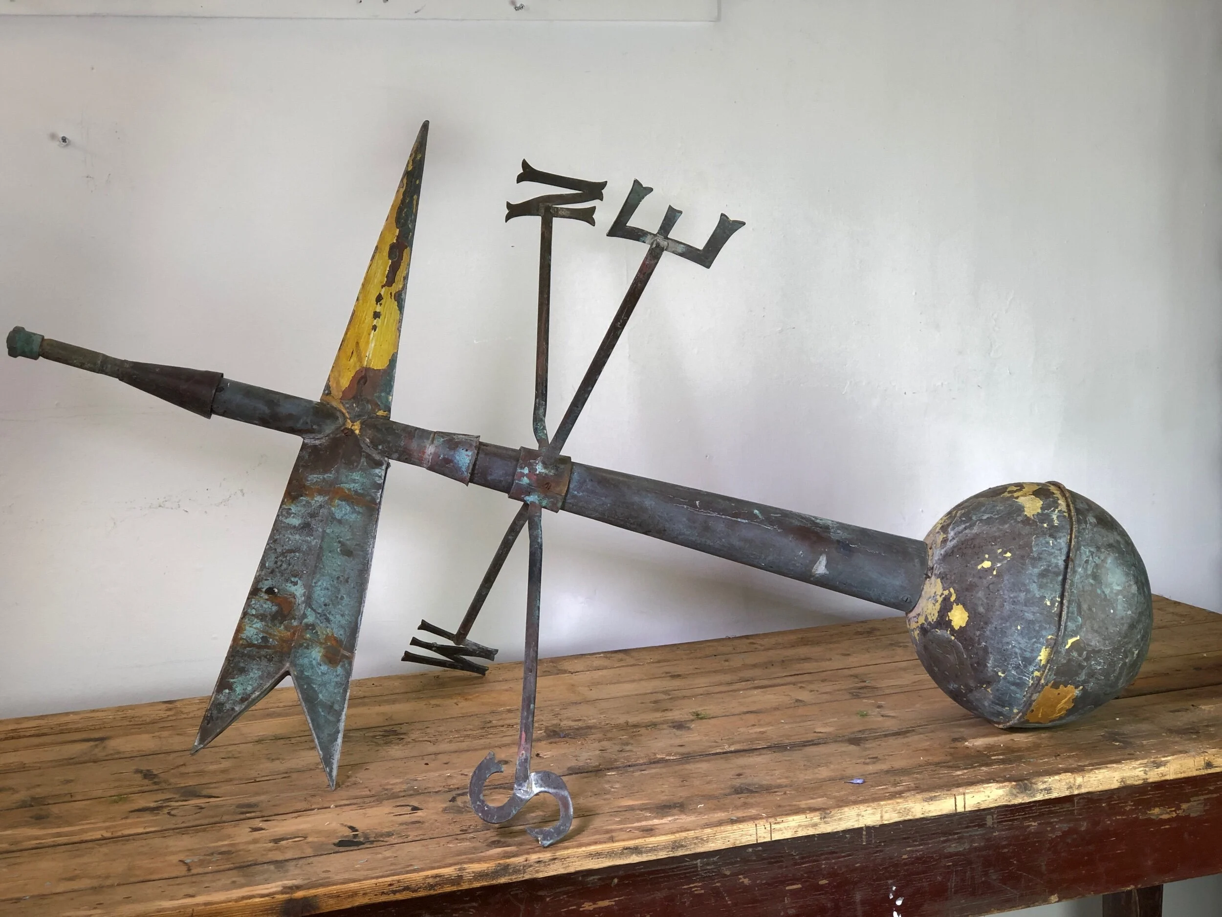 English Antique Copper Weather Vane