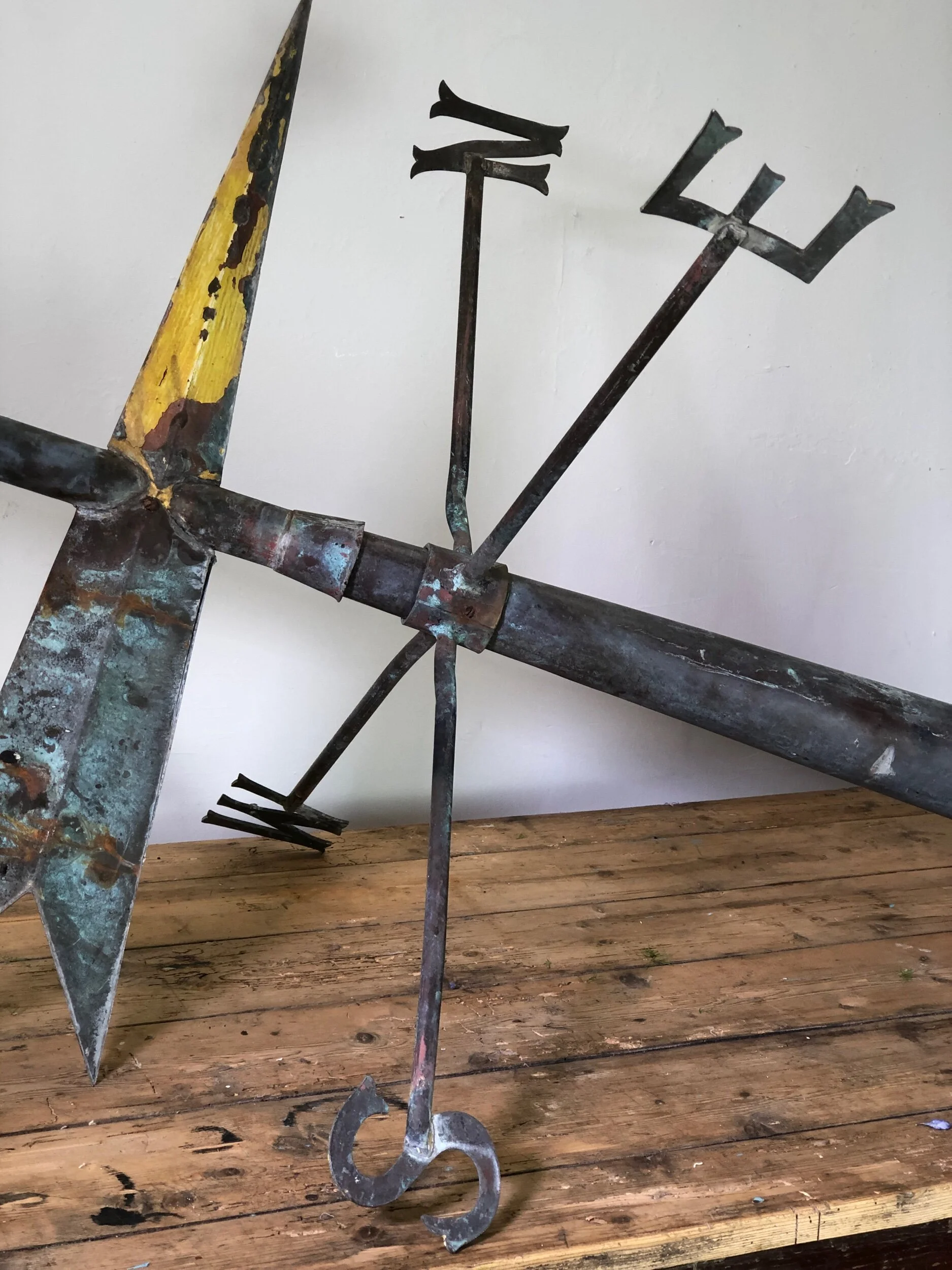 English Antique Copper Weather Vane