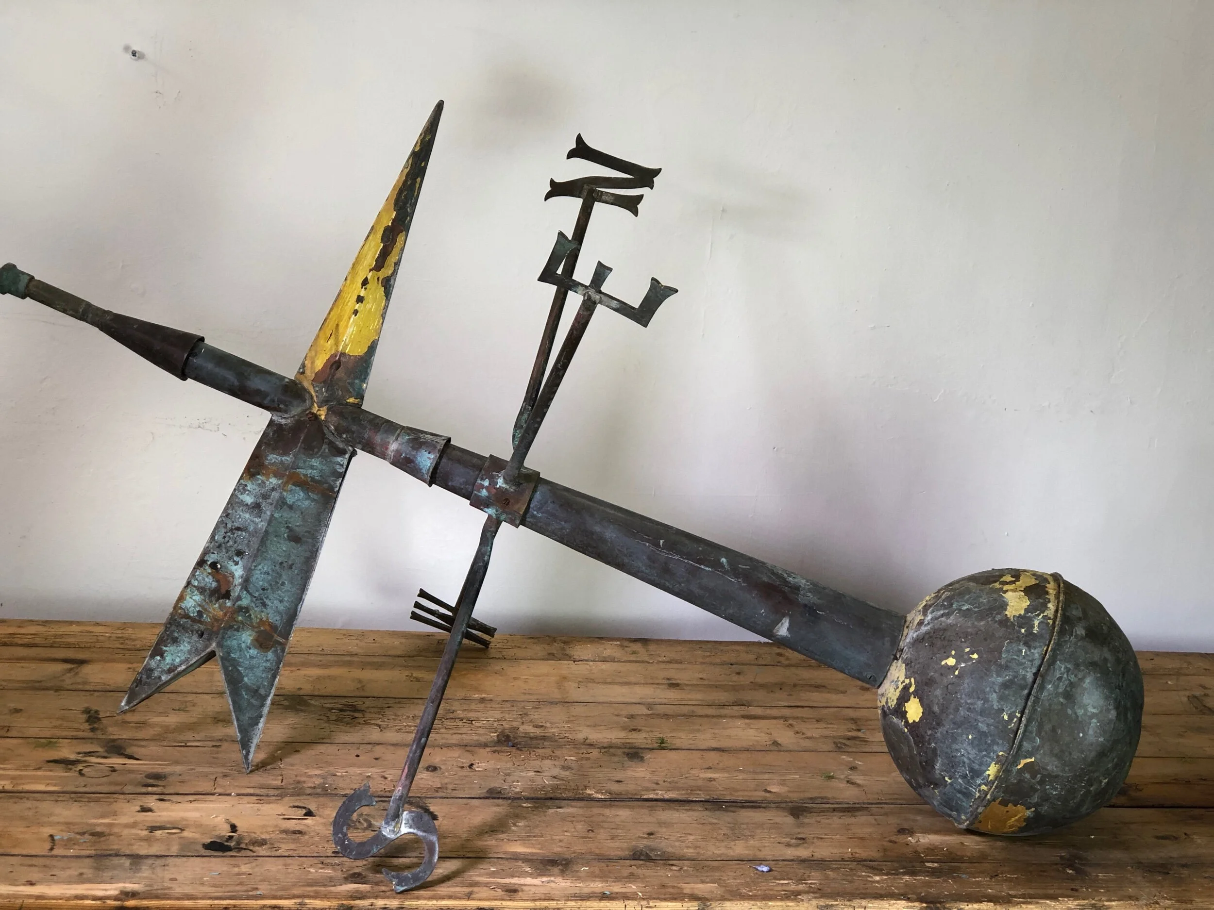 English Antique Copper Weather Vane