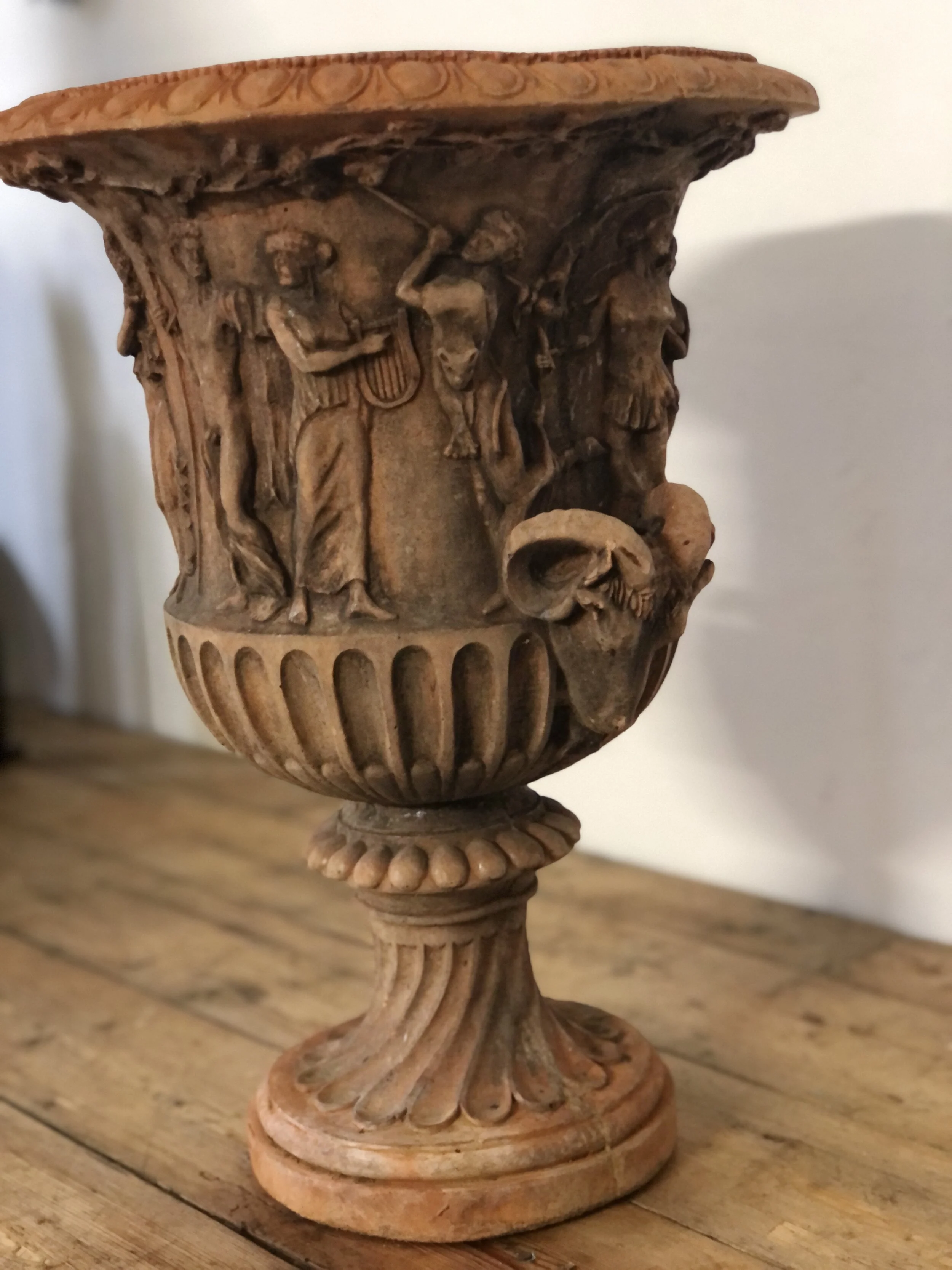 Vintage Terracotta Urn