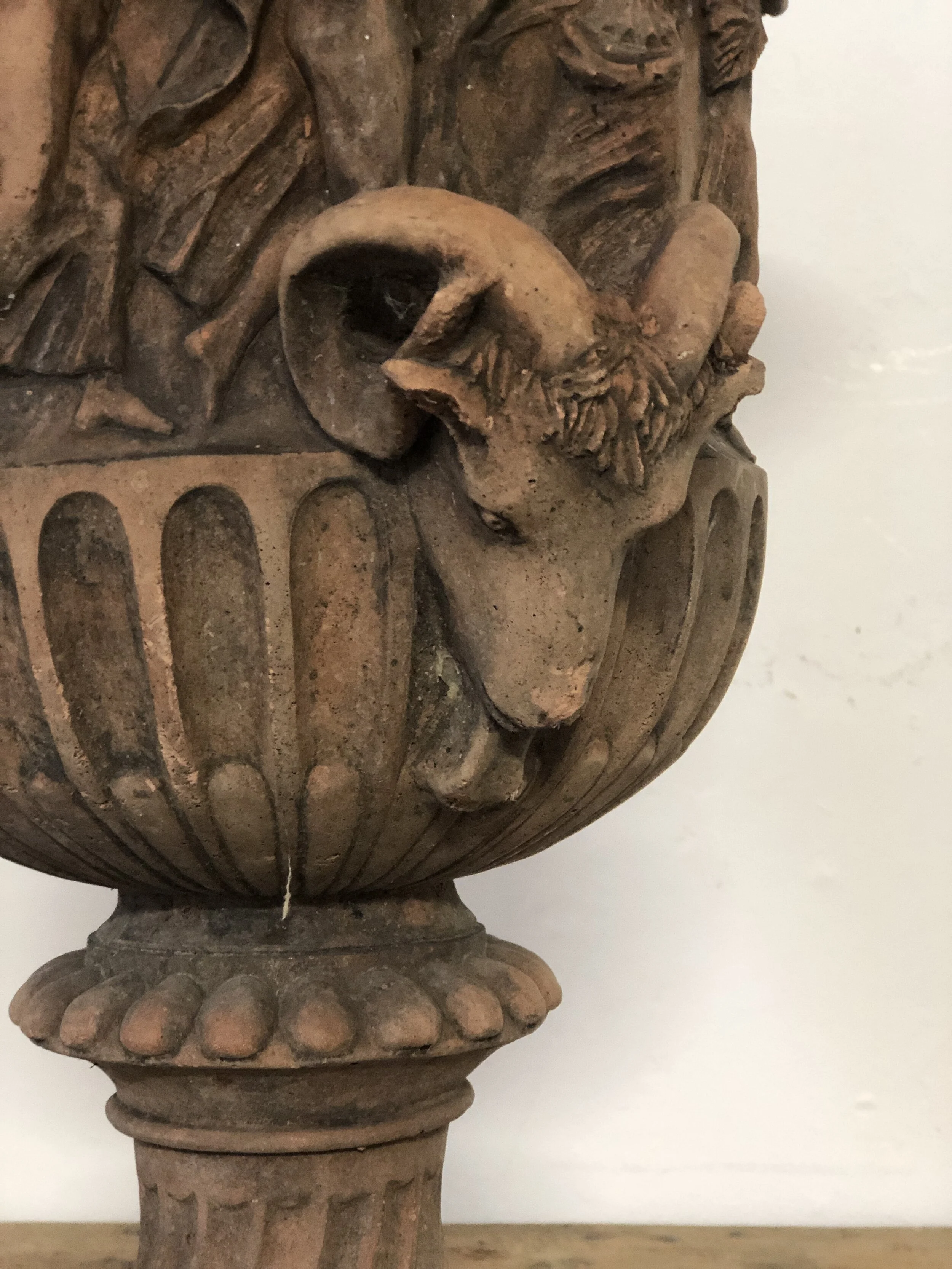 Vintage Terracotta Urn