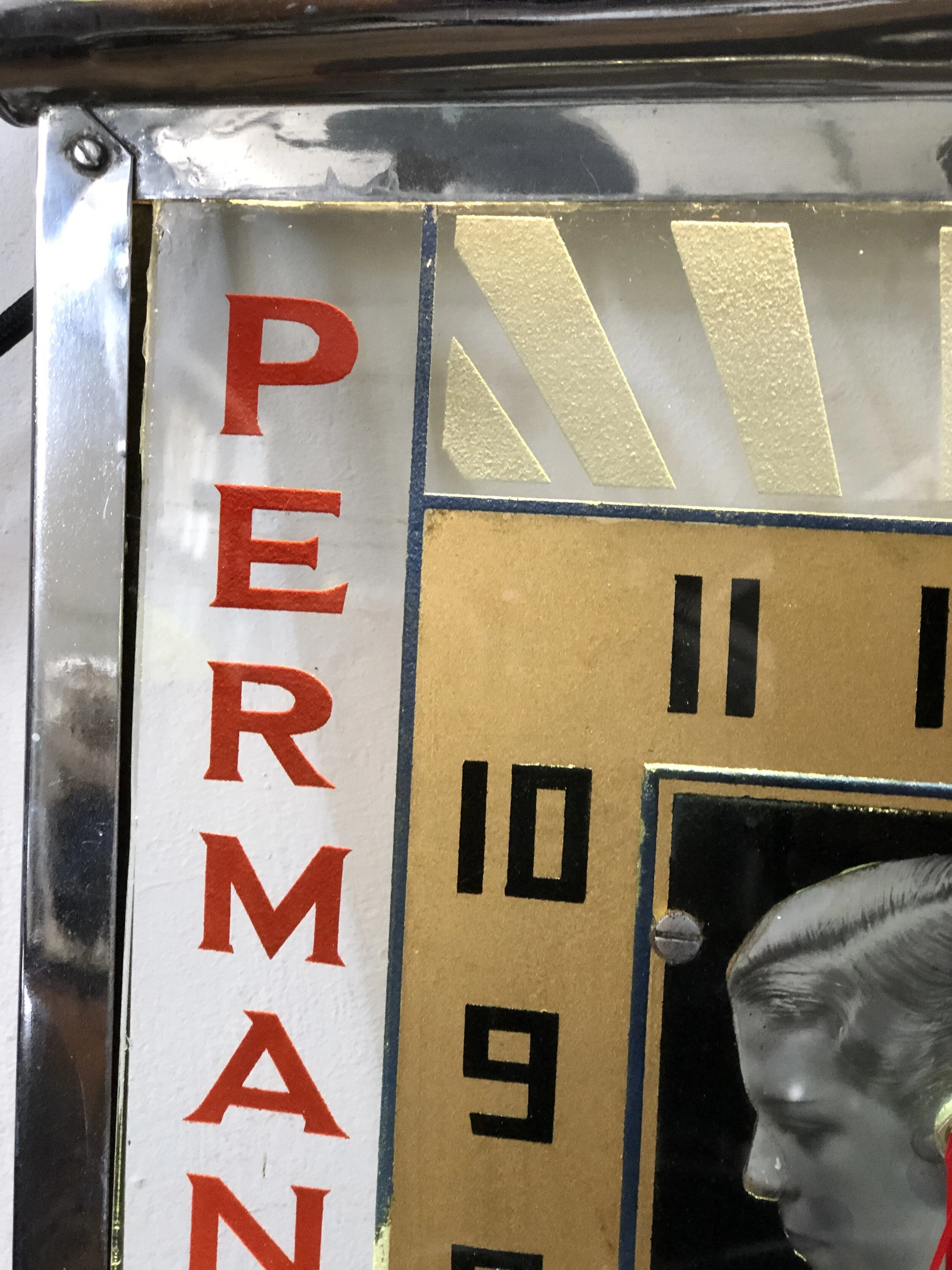 1930s Illuminated Advertising Clock