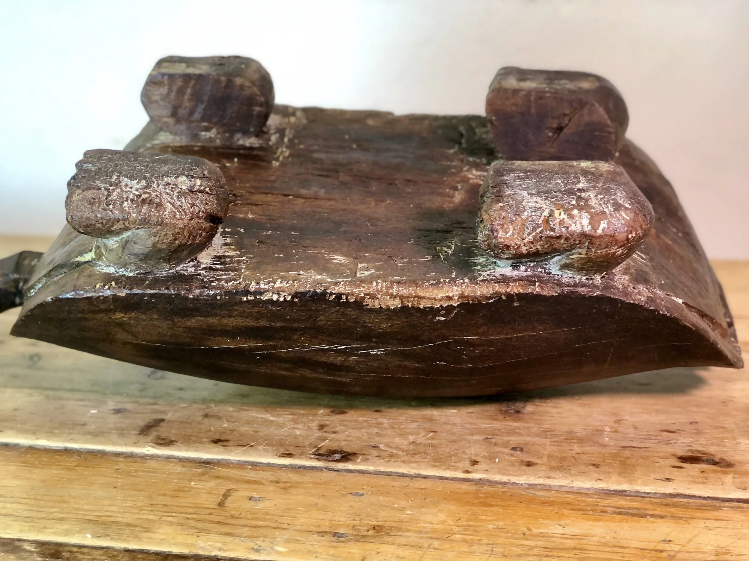 Vintage Hand Carved Giant Turtle