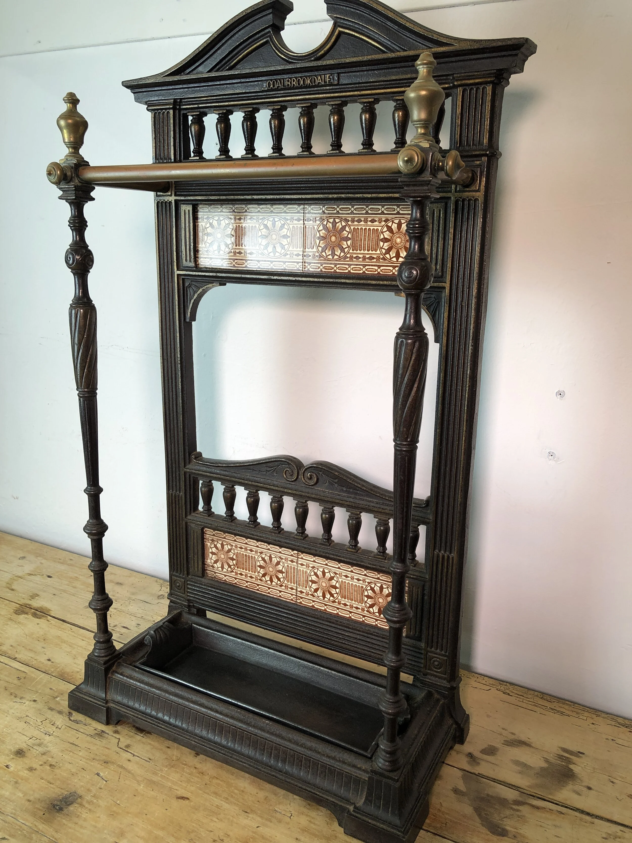Coalbrookdale c19th Cast Iron Stick Stand