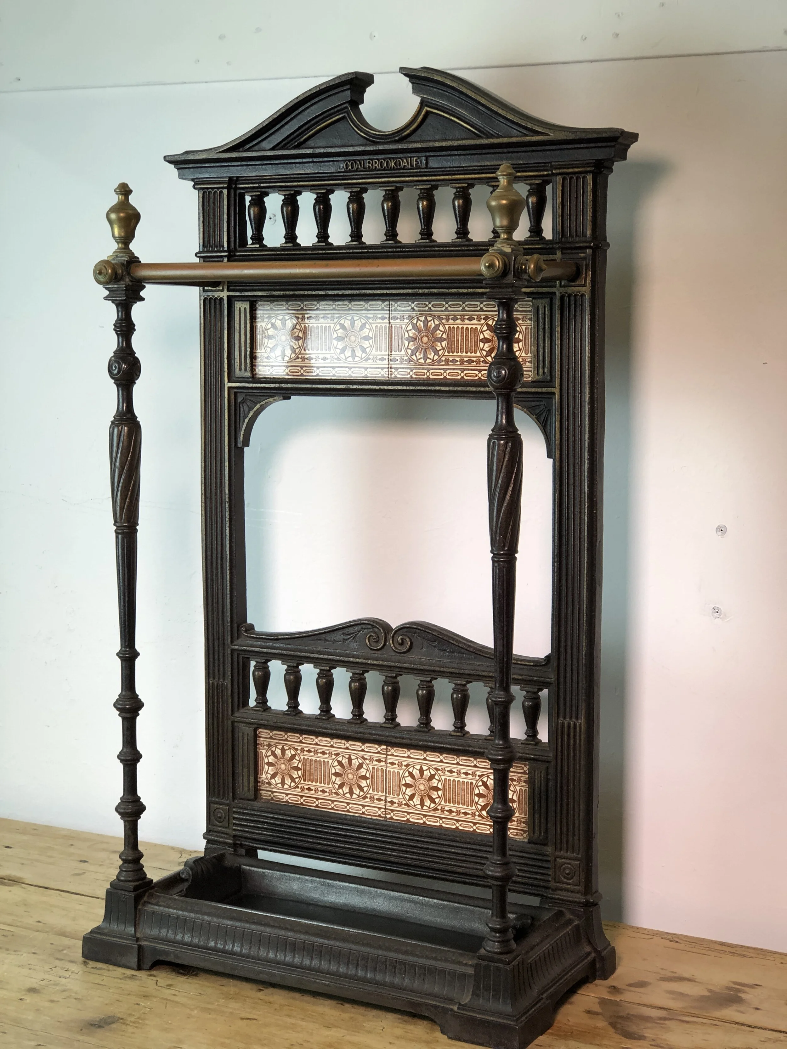 Coalbrookdale c19th Cast Iron Stick Stand
