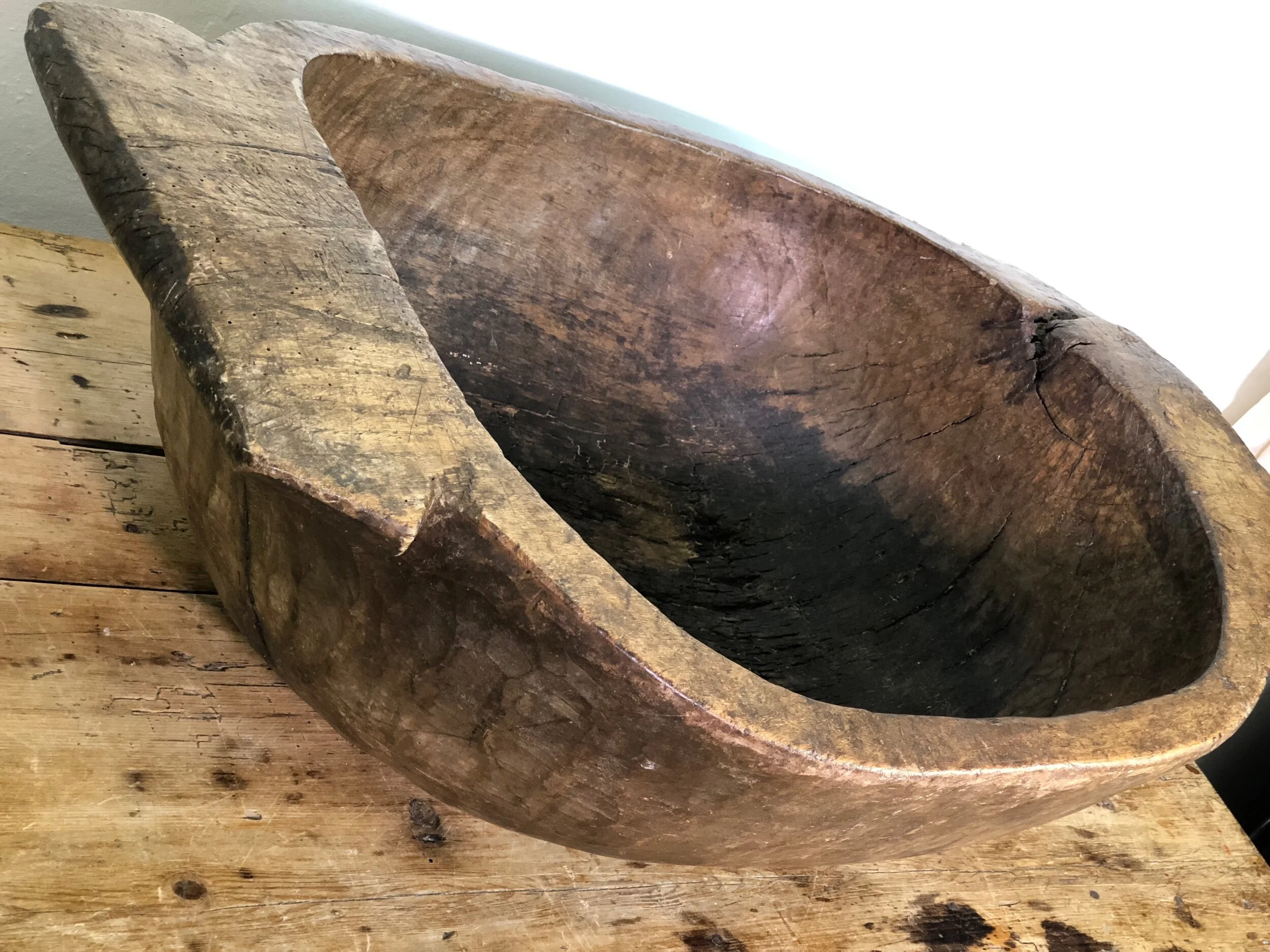 Antique Dough Bowl