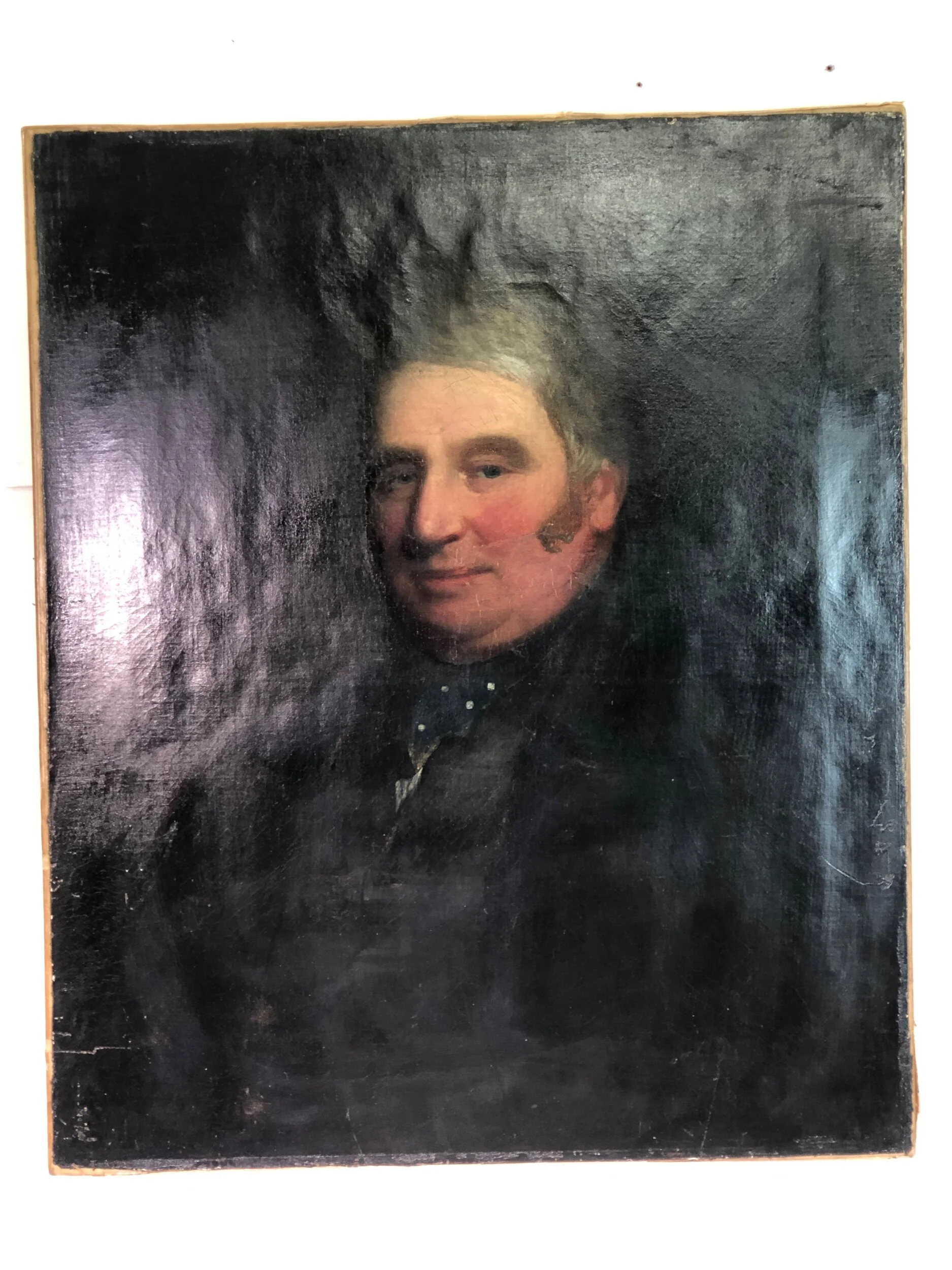 Gentleman Portrait Oil On Canvas