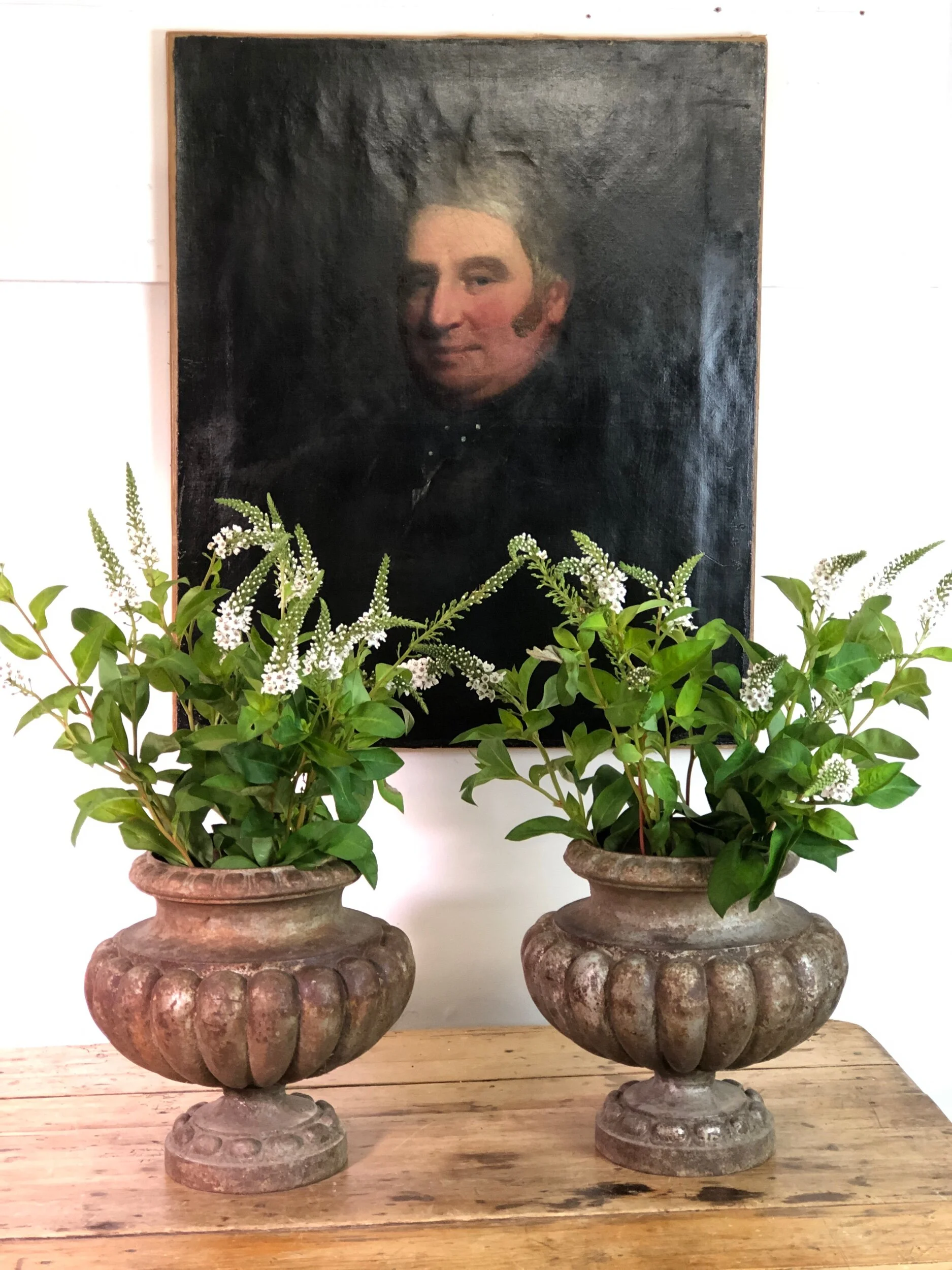 Gentleman Portrait Oil On Canvas