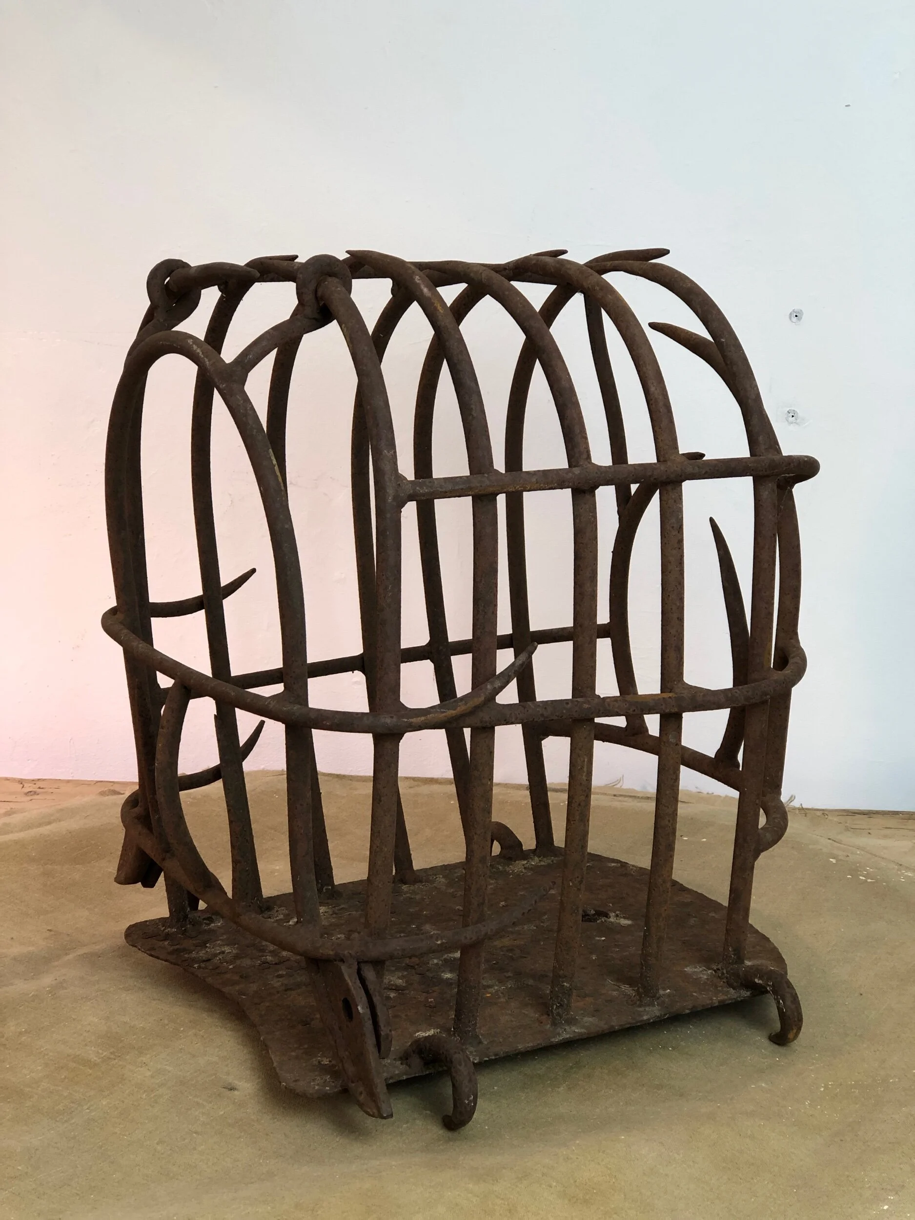 19th Century Wrought Iron Cage