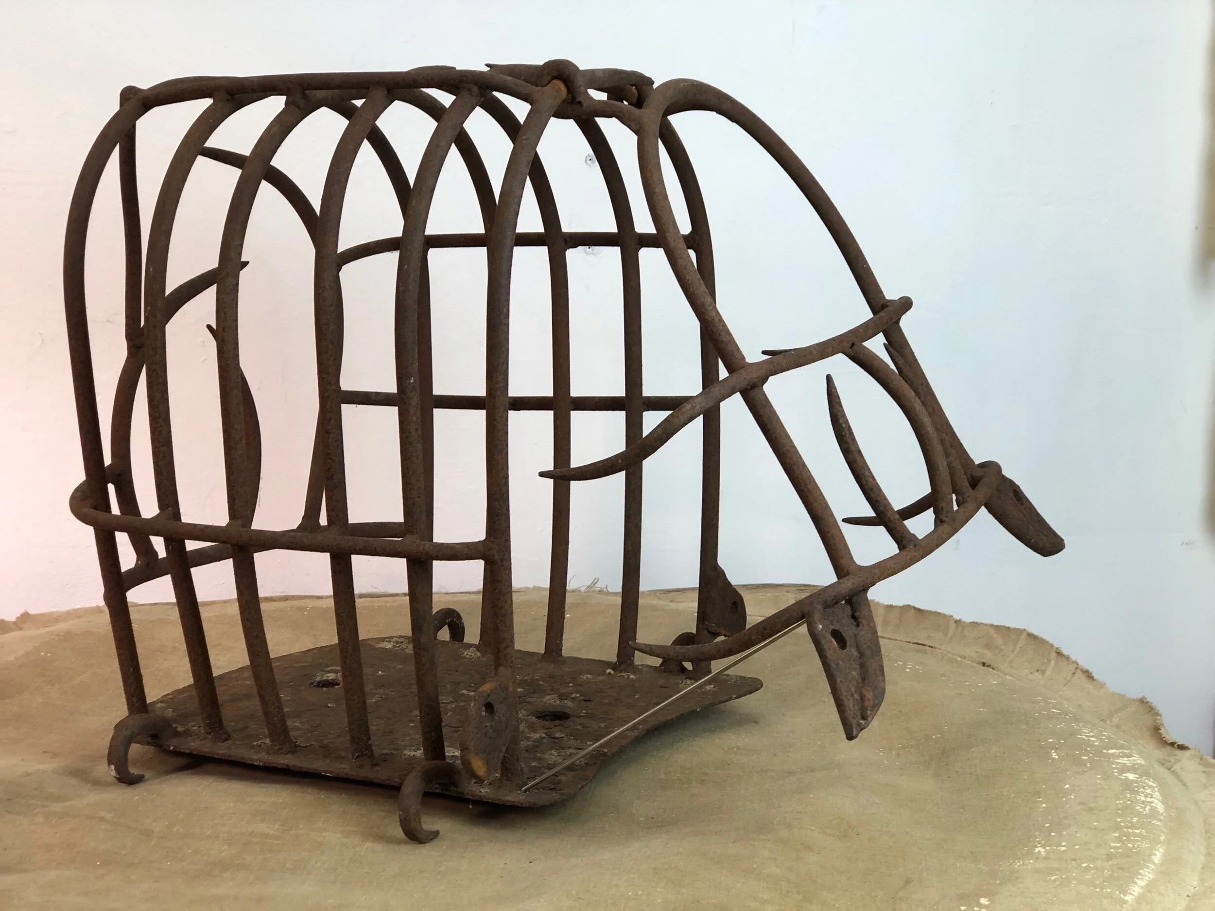 19th Century Wrought Iron Cage