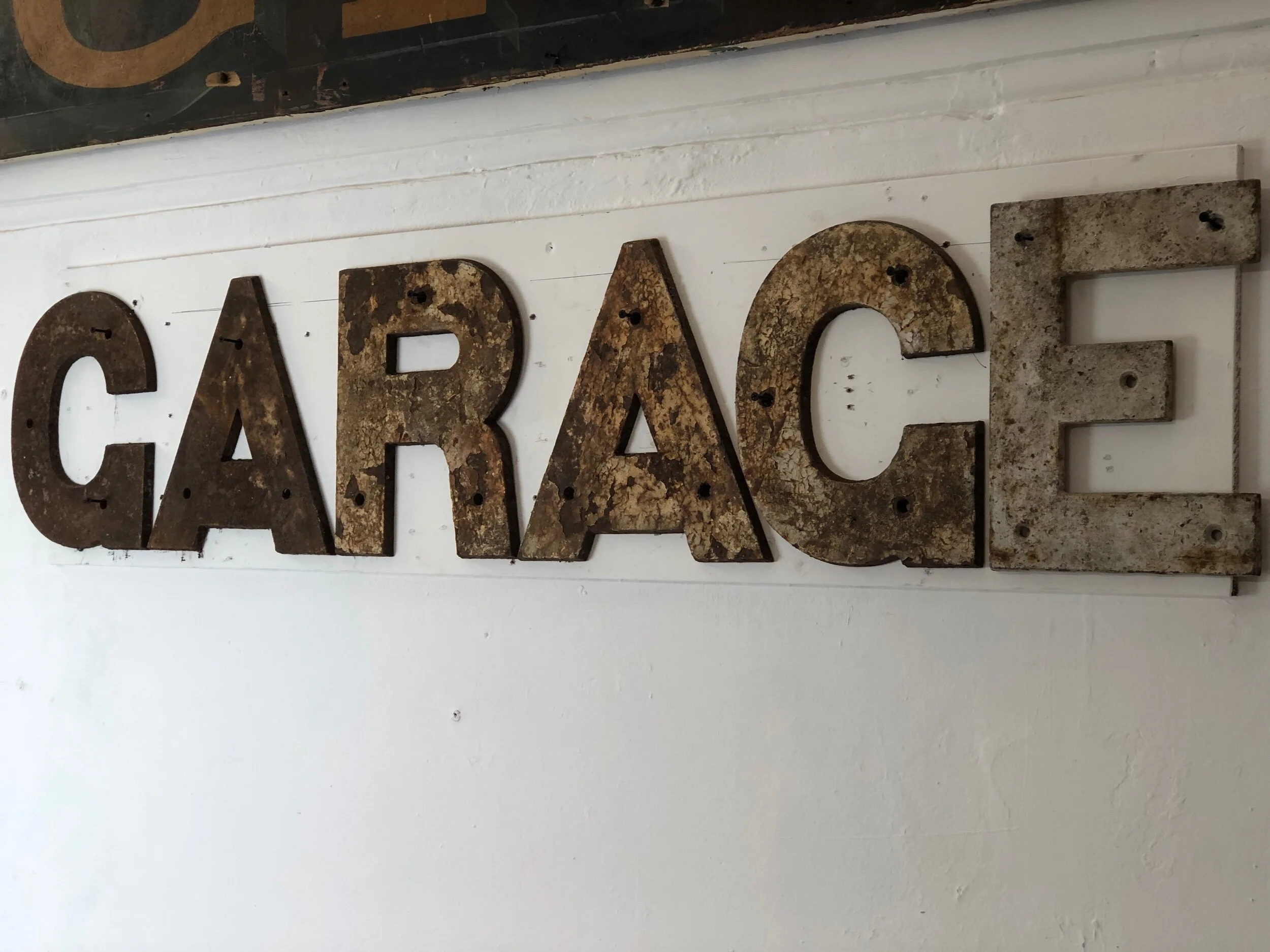 Cast Iron Letters