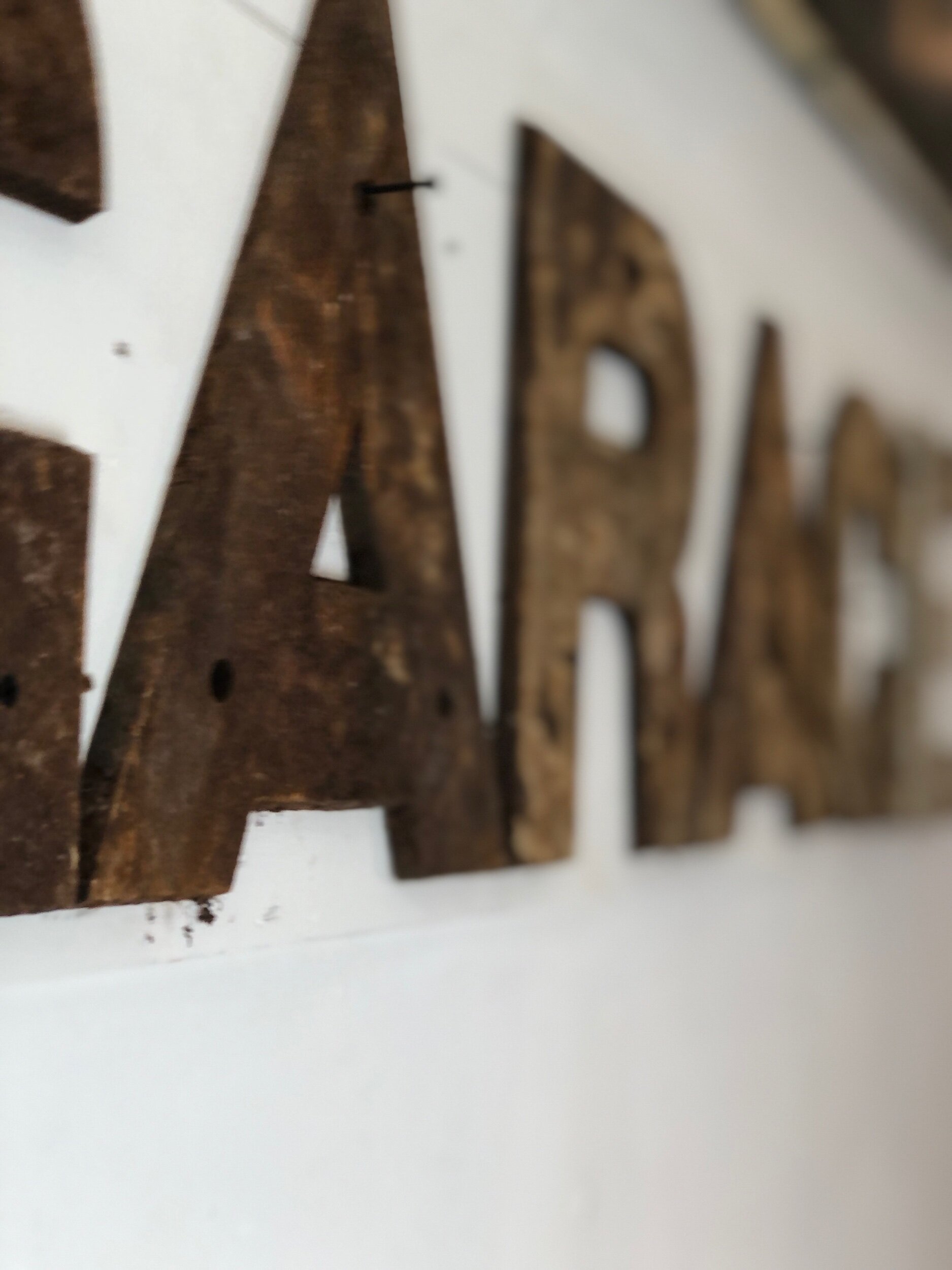 Cast Iron Letters