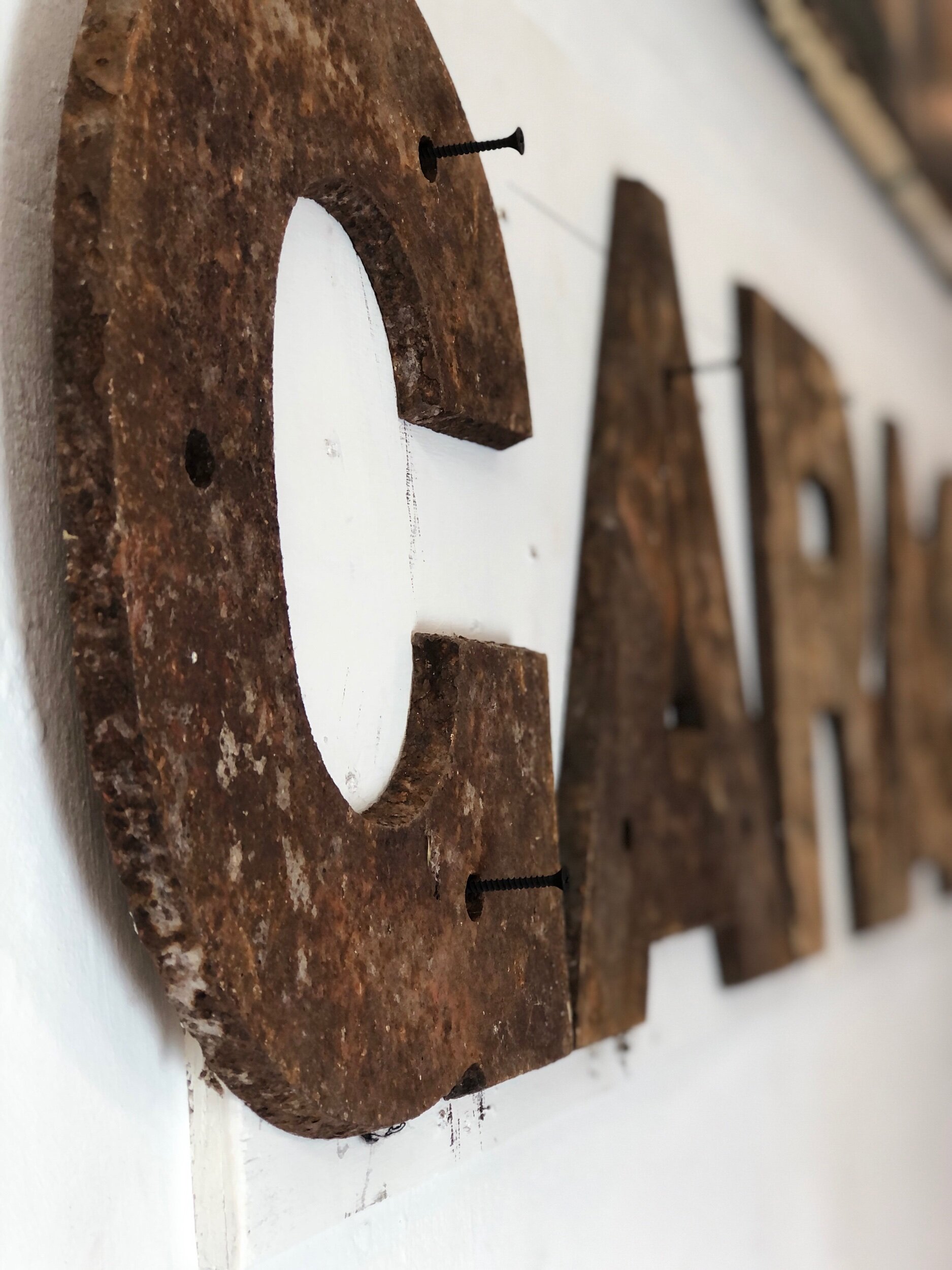 Cast Iron Letters