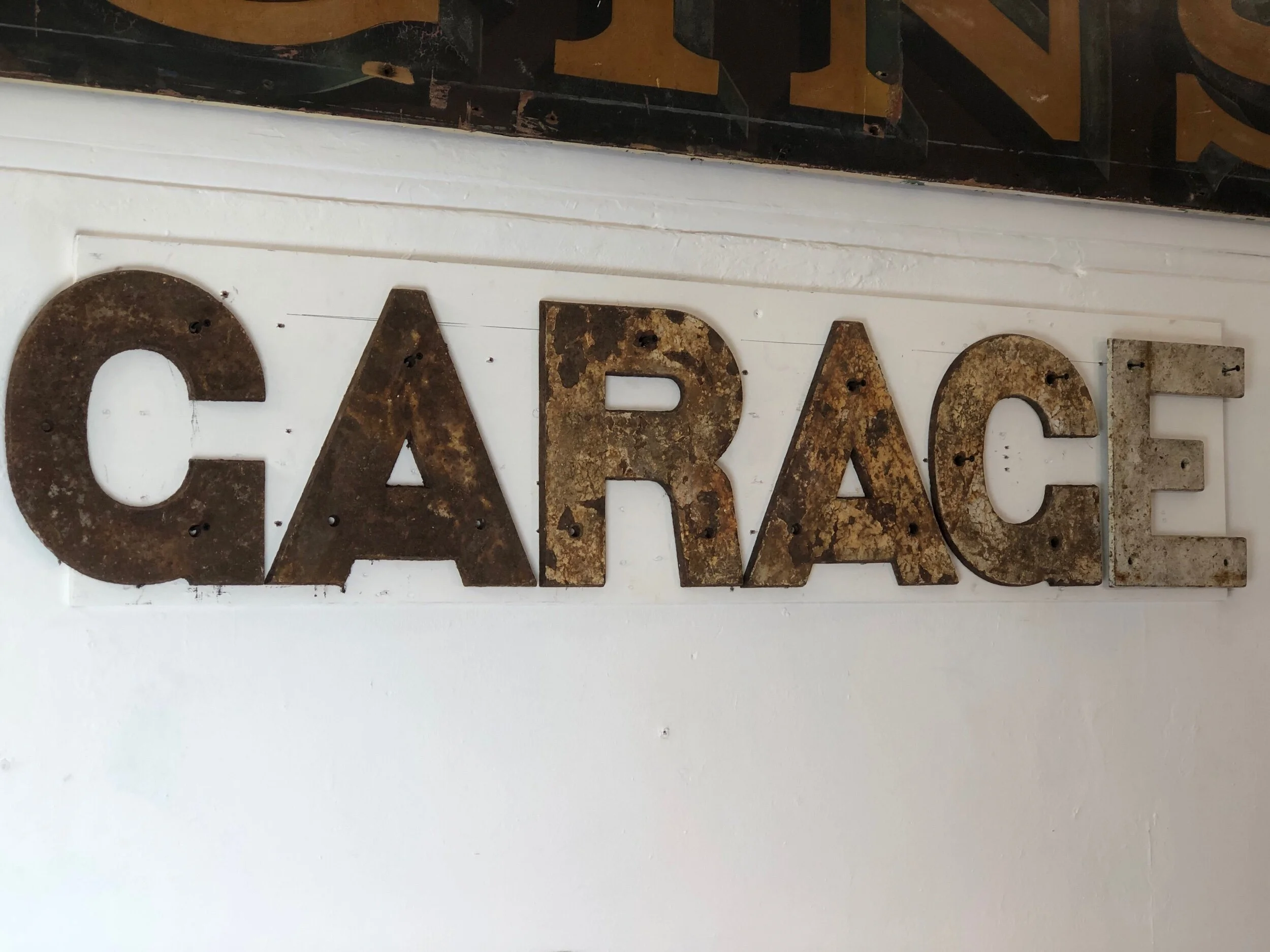 Cast Iron Letters
