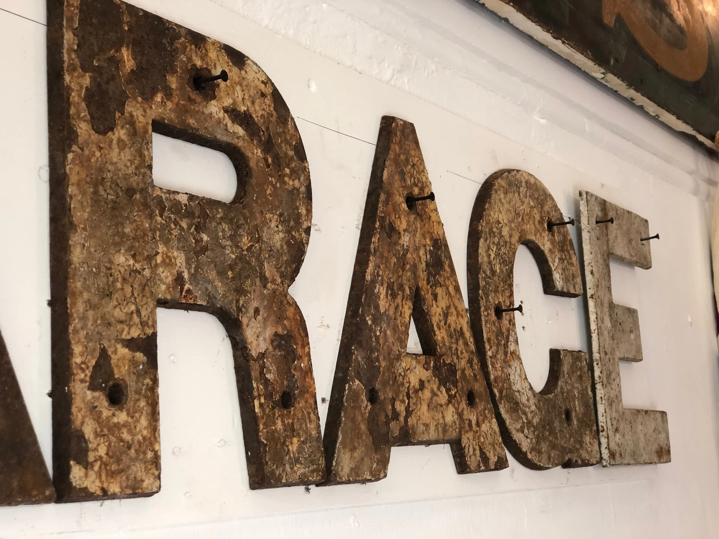 Cast Iron Letters