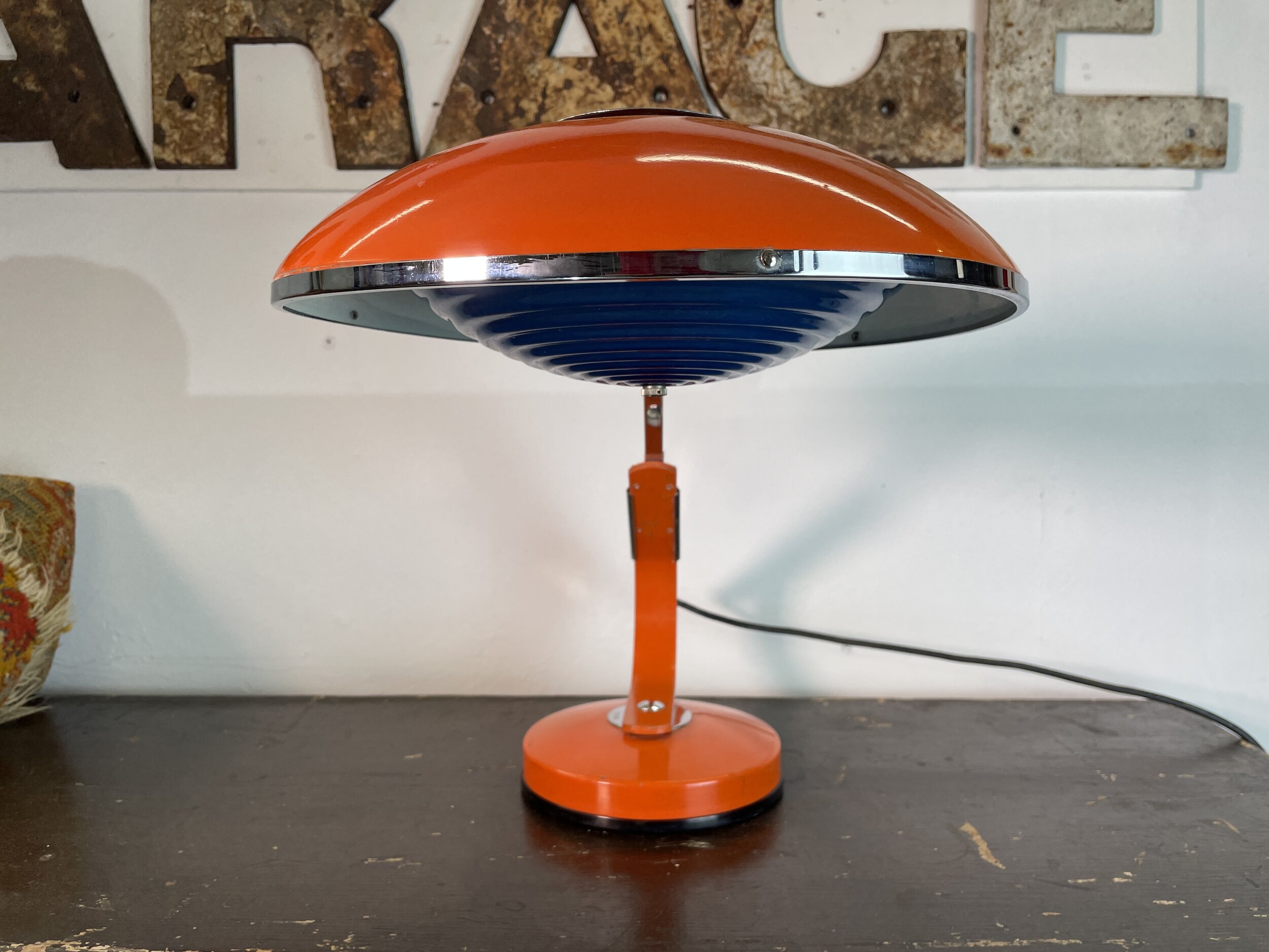 Rare Mid Century Desk Lamp by Ferdinand Solère