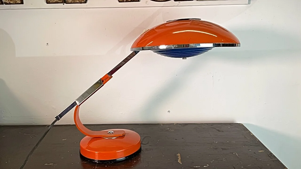 Rare Mid Century Desk Lamp by Ferdinand Solère