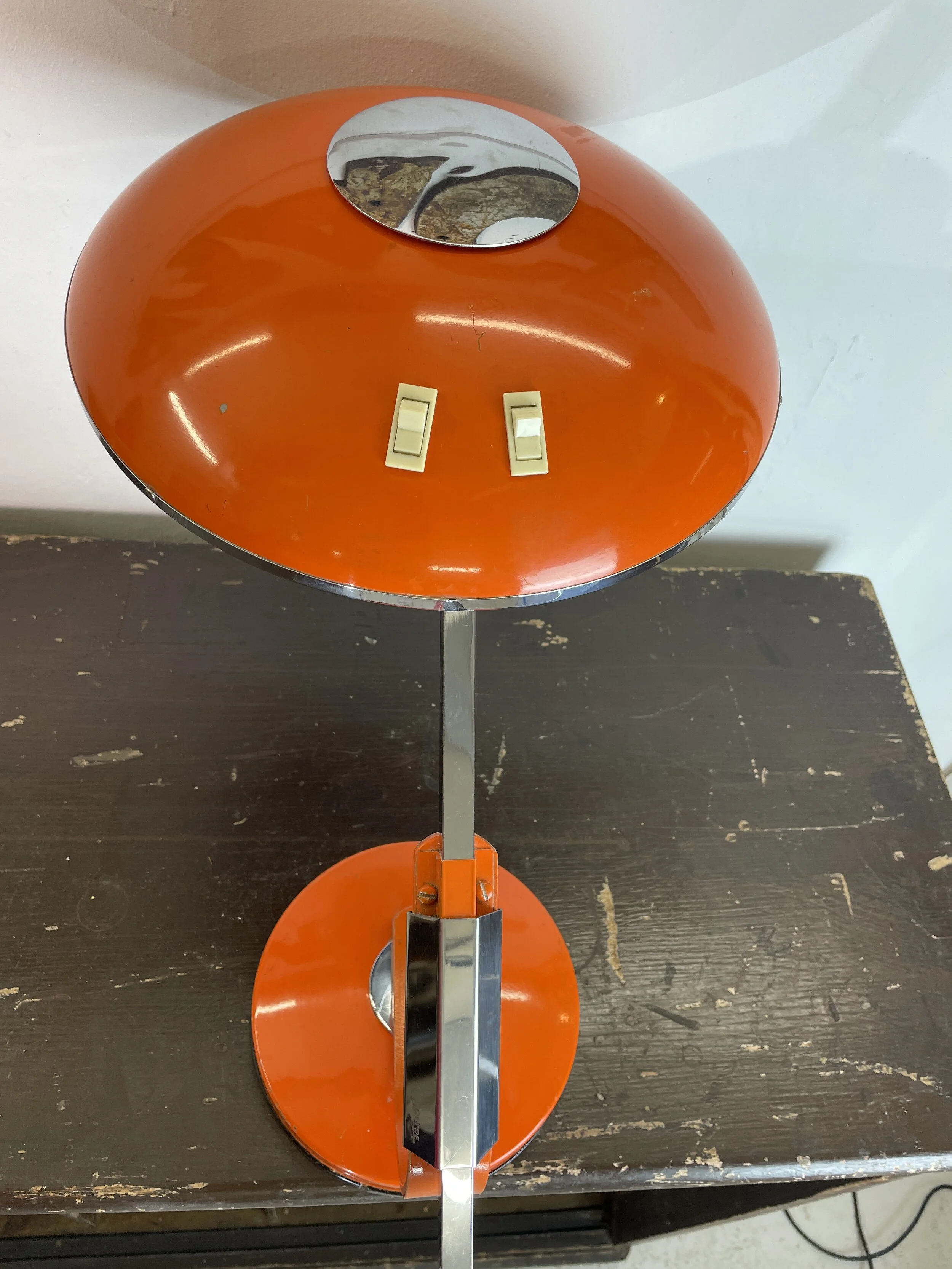 Rare Mid Century Desk Lamp by Ferdinand Solère