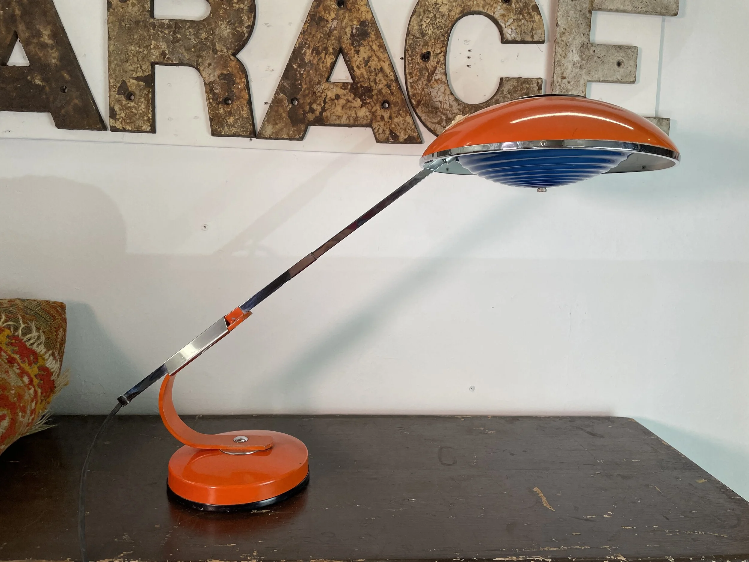 Rare Mid Century Desk Lamp by Ferdinand Solère