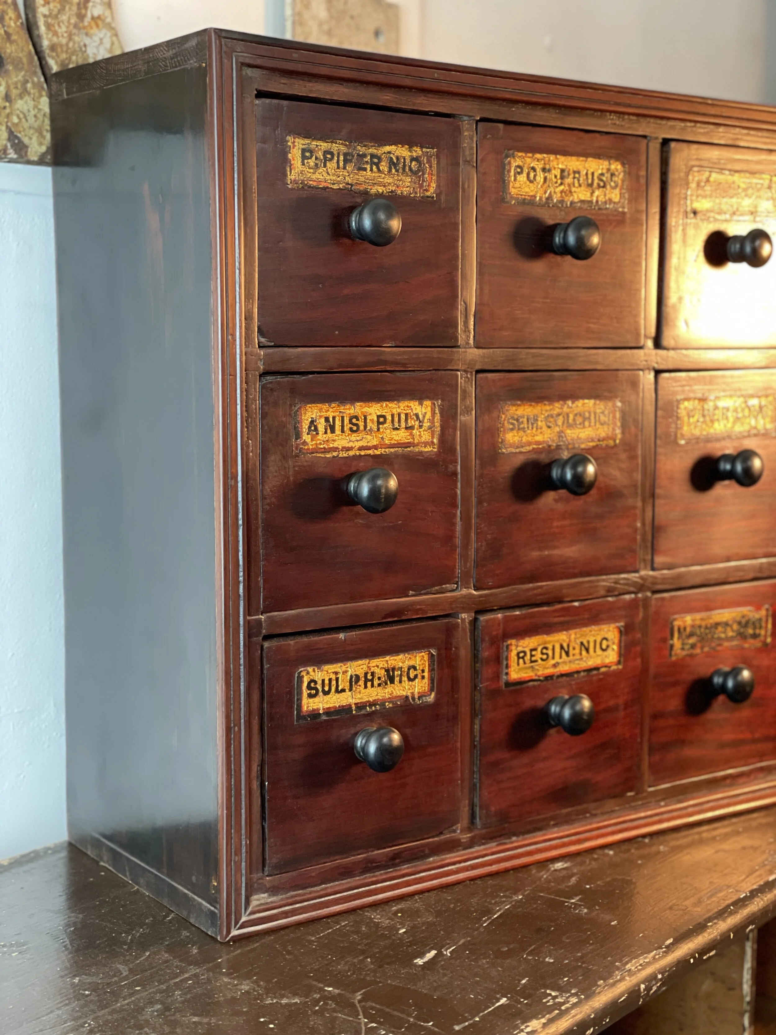 Antique Apothecary Cabinet