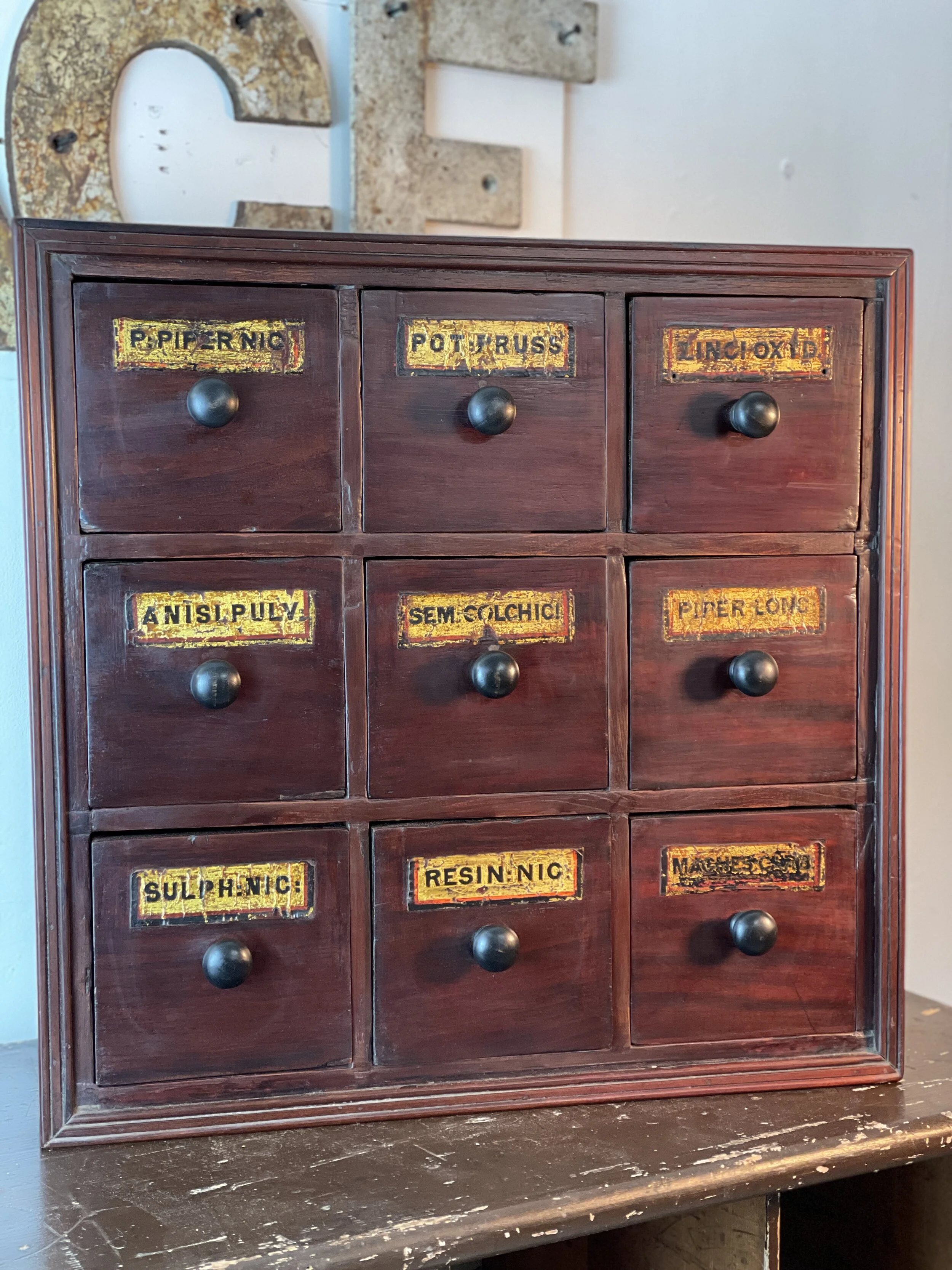Antique Apothecary Cabinet