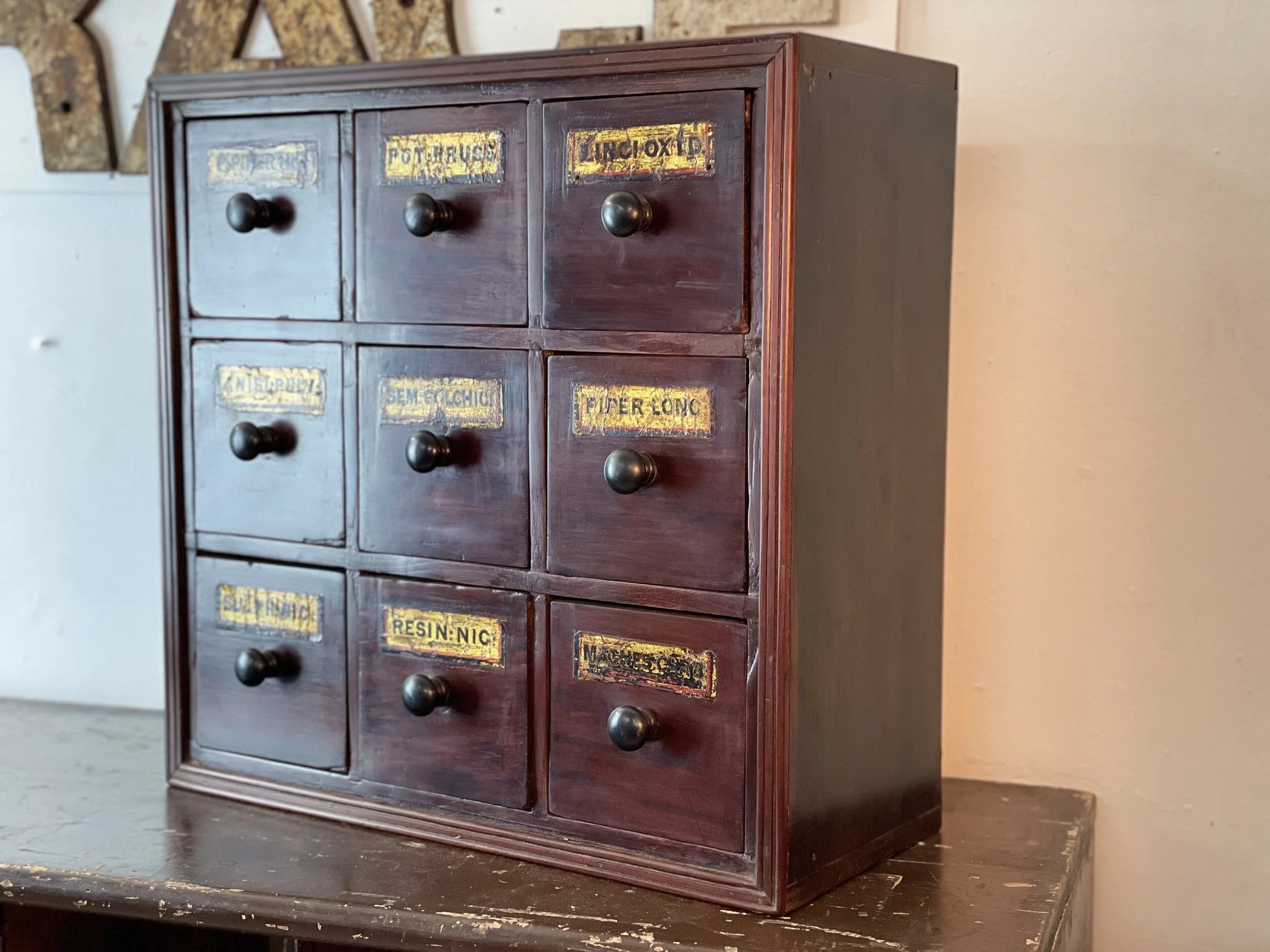 Antique Apothecary Cabinet